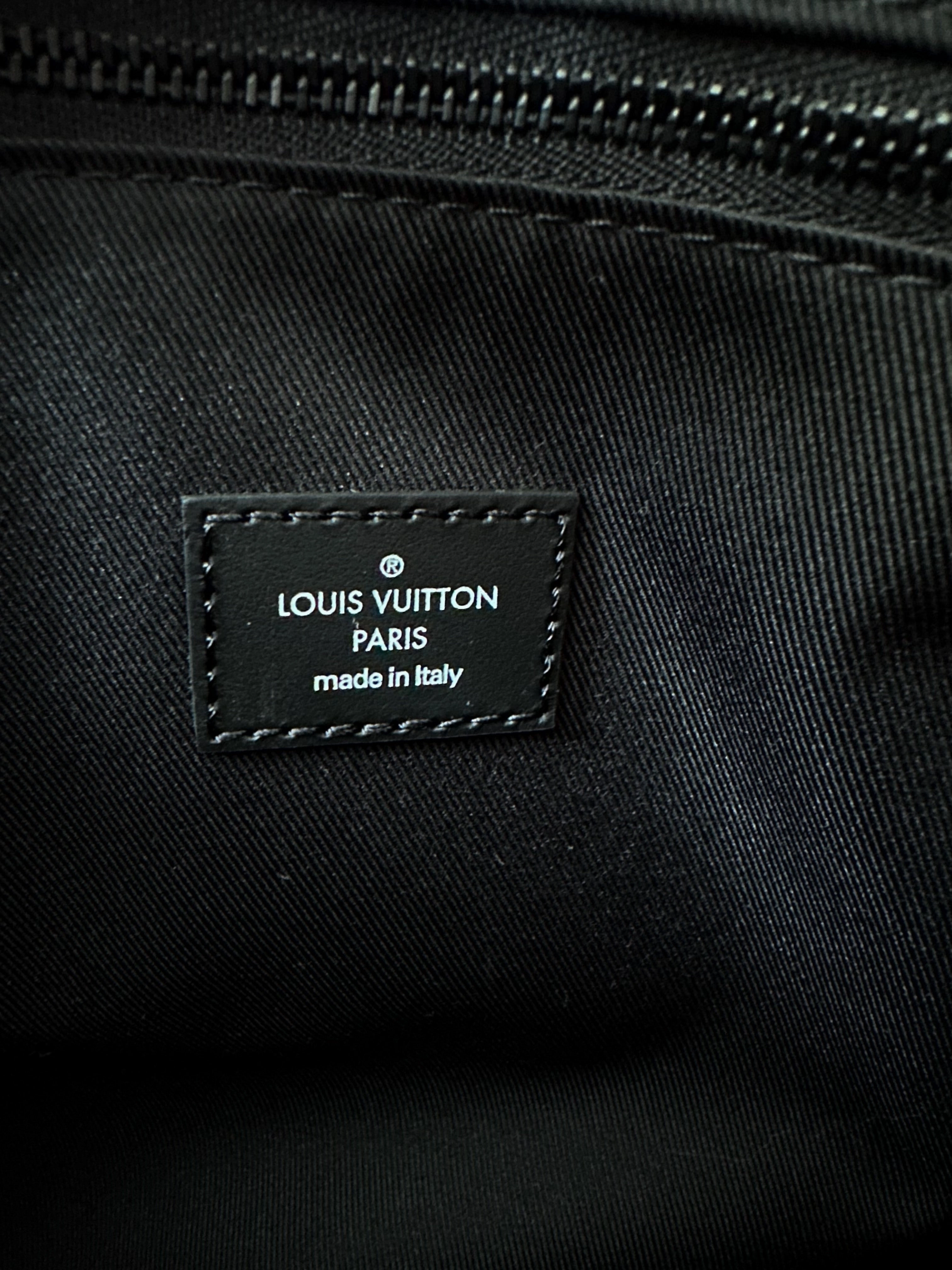 Louis Vuitton Black & White Snow Capsule Keepall 50