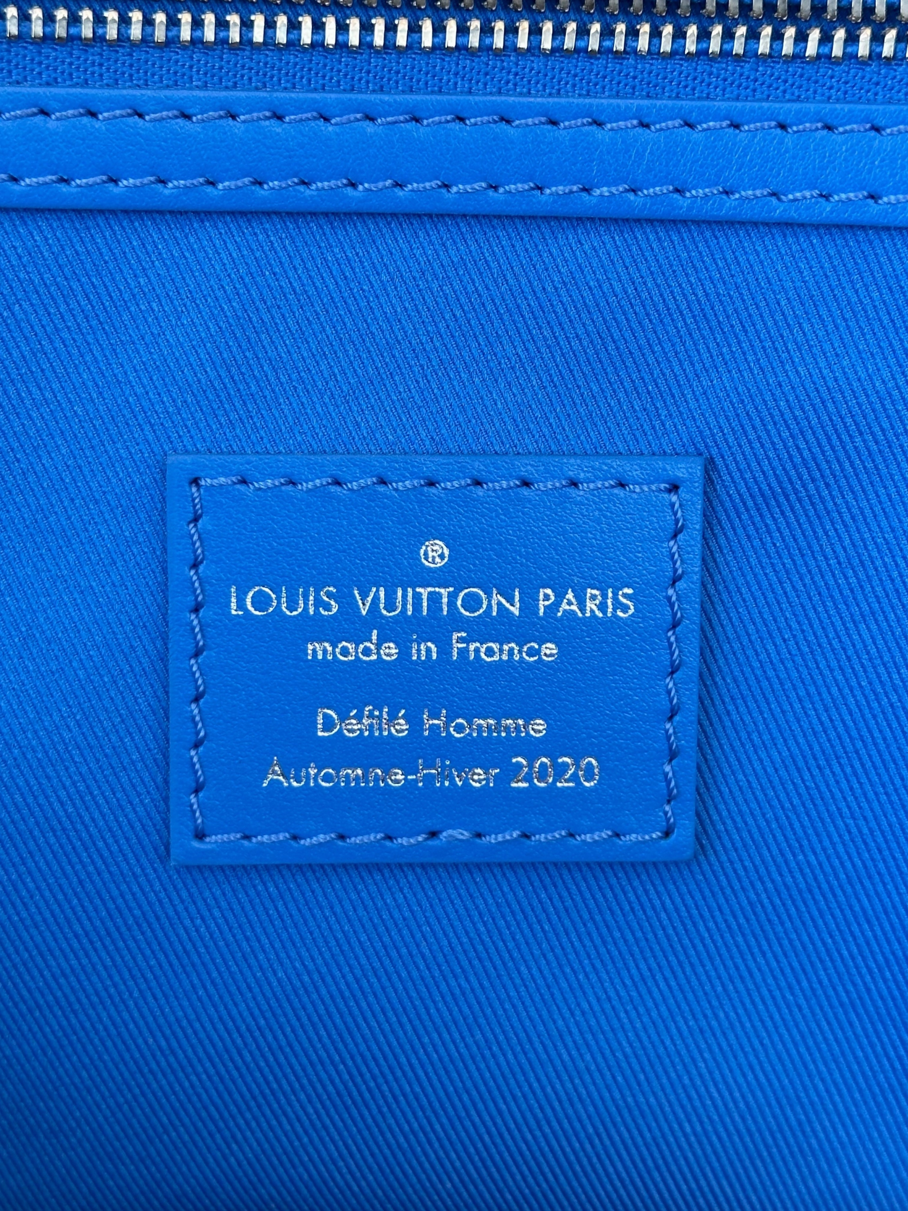 Louis Vuitton Blue Cloud Monogram Keepall 50