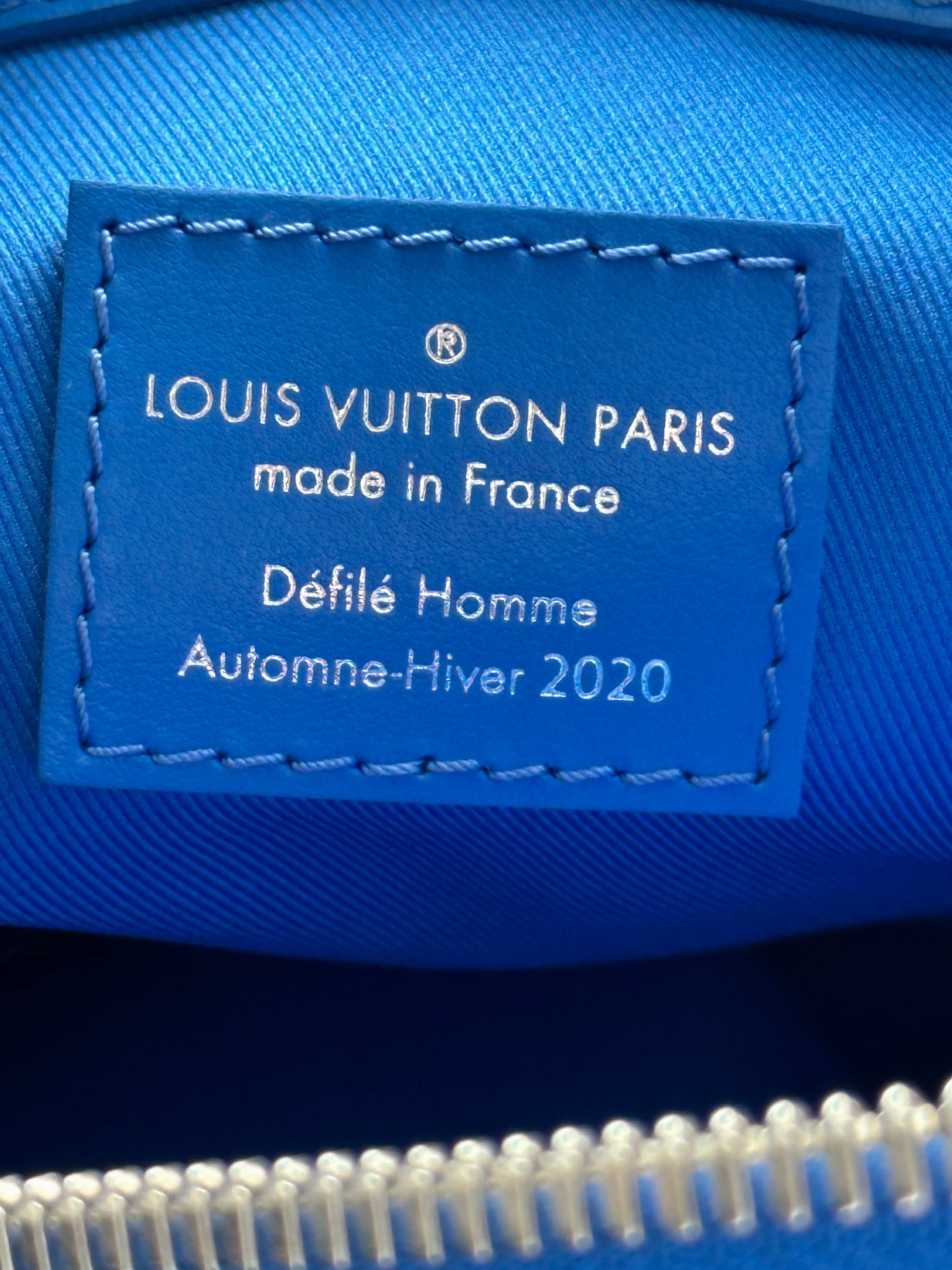 Louis Vuitton Blue Cloud Monogram Keepall 50