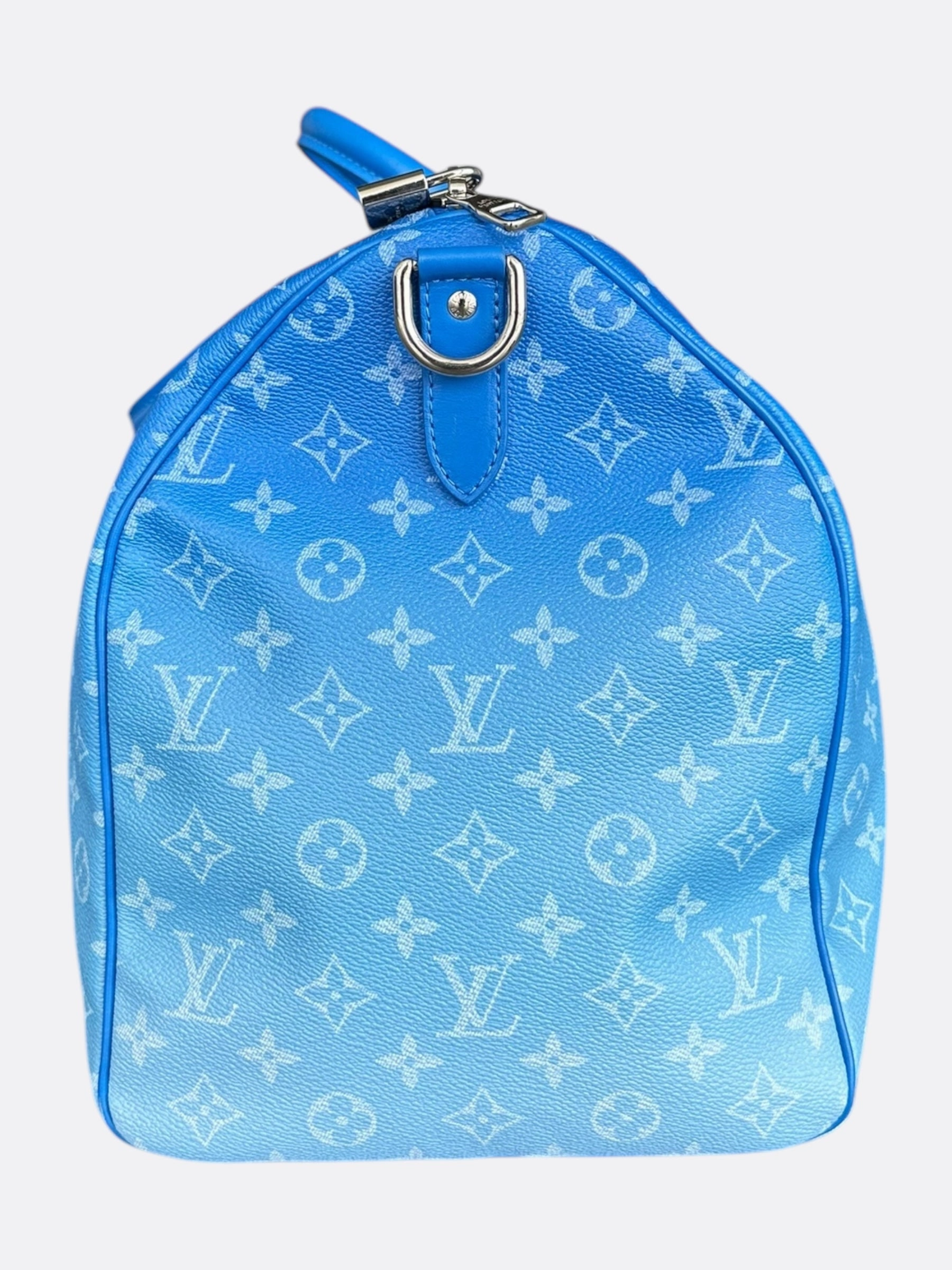 Louis Vuitton Blue Cloud Monogram Keepall 50