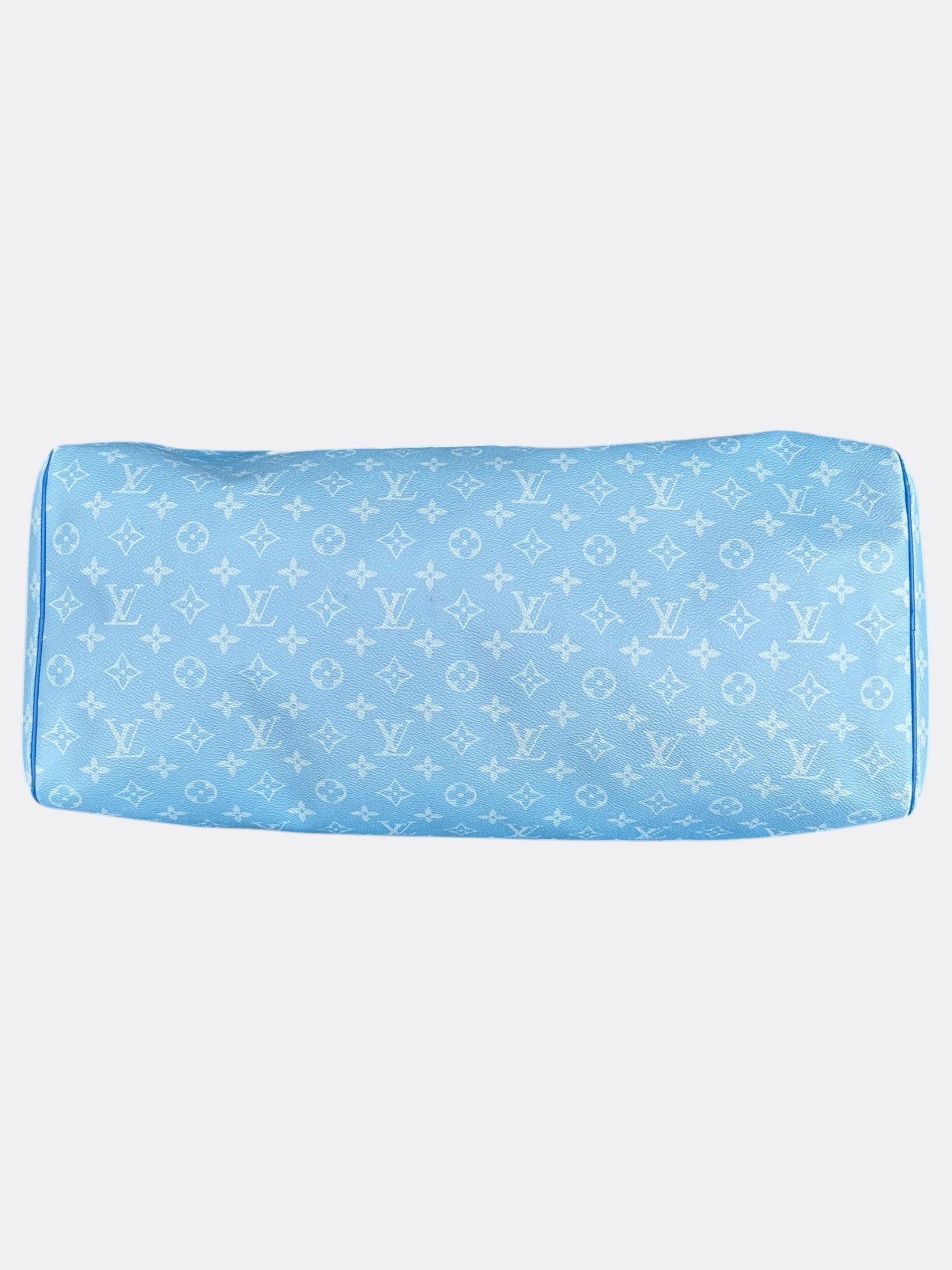 Louis Vuitton Blue Cloud Monogram Keepall 50