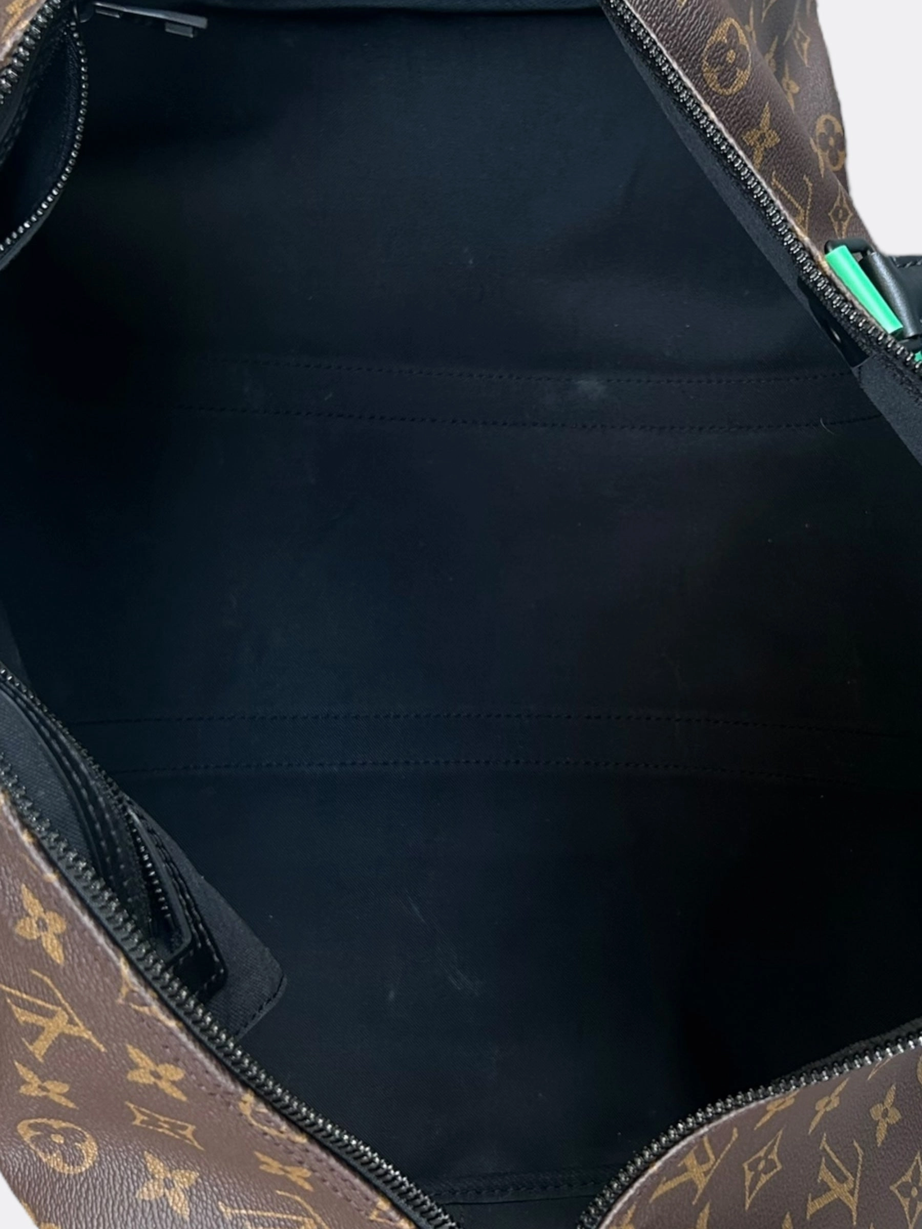 Louis Vuitton Brown & Green Monogram Keepall 50