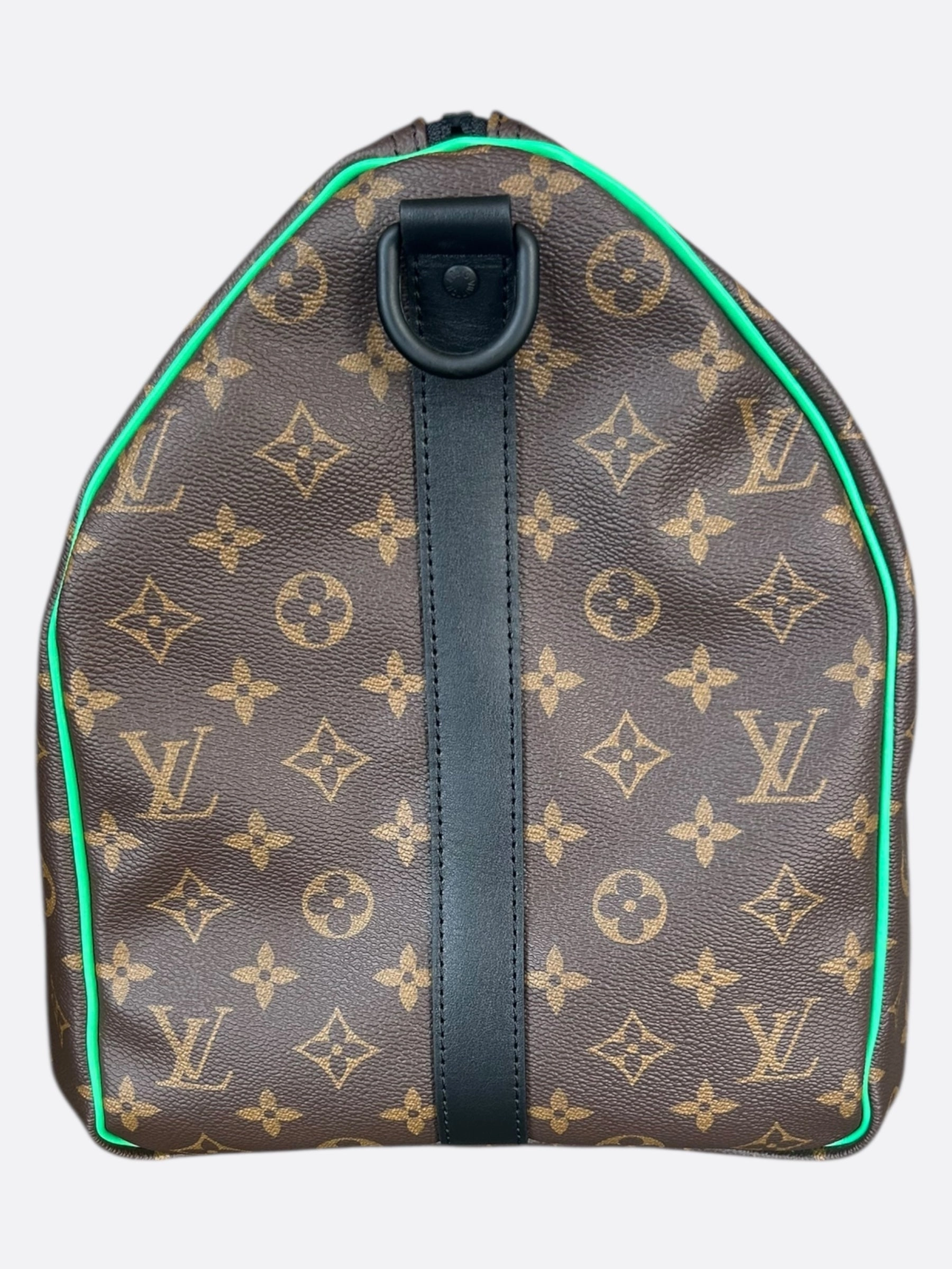 Louis Vuitton Brown & Green Monogram Keepall 50