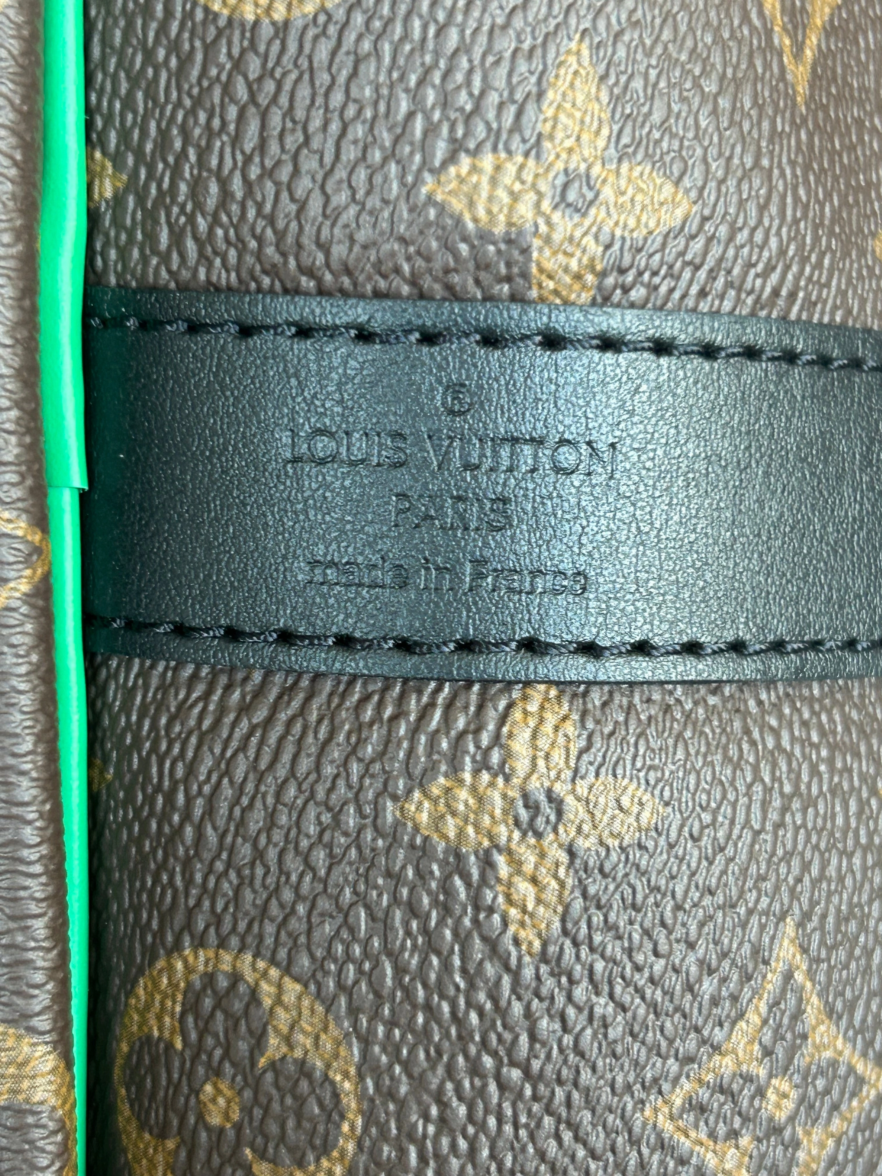 Louis Vuitton Brown & Green Monogram Keepall 50