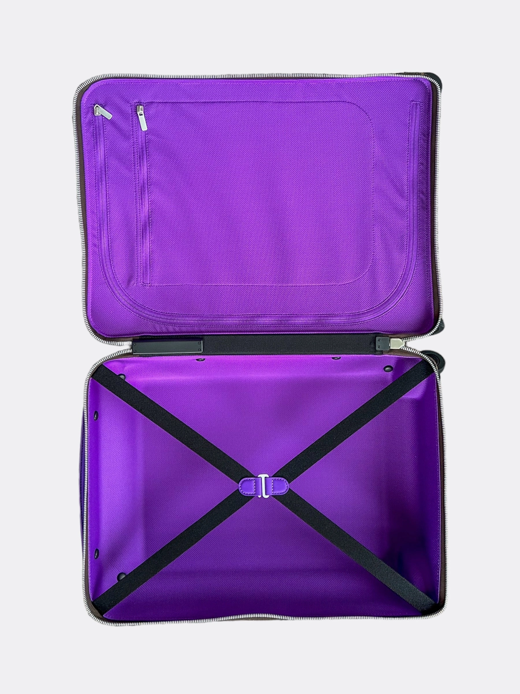 Louis Vuitton Brown & Purple Monogram Horizon 55