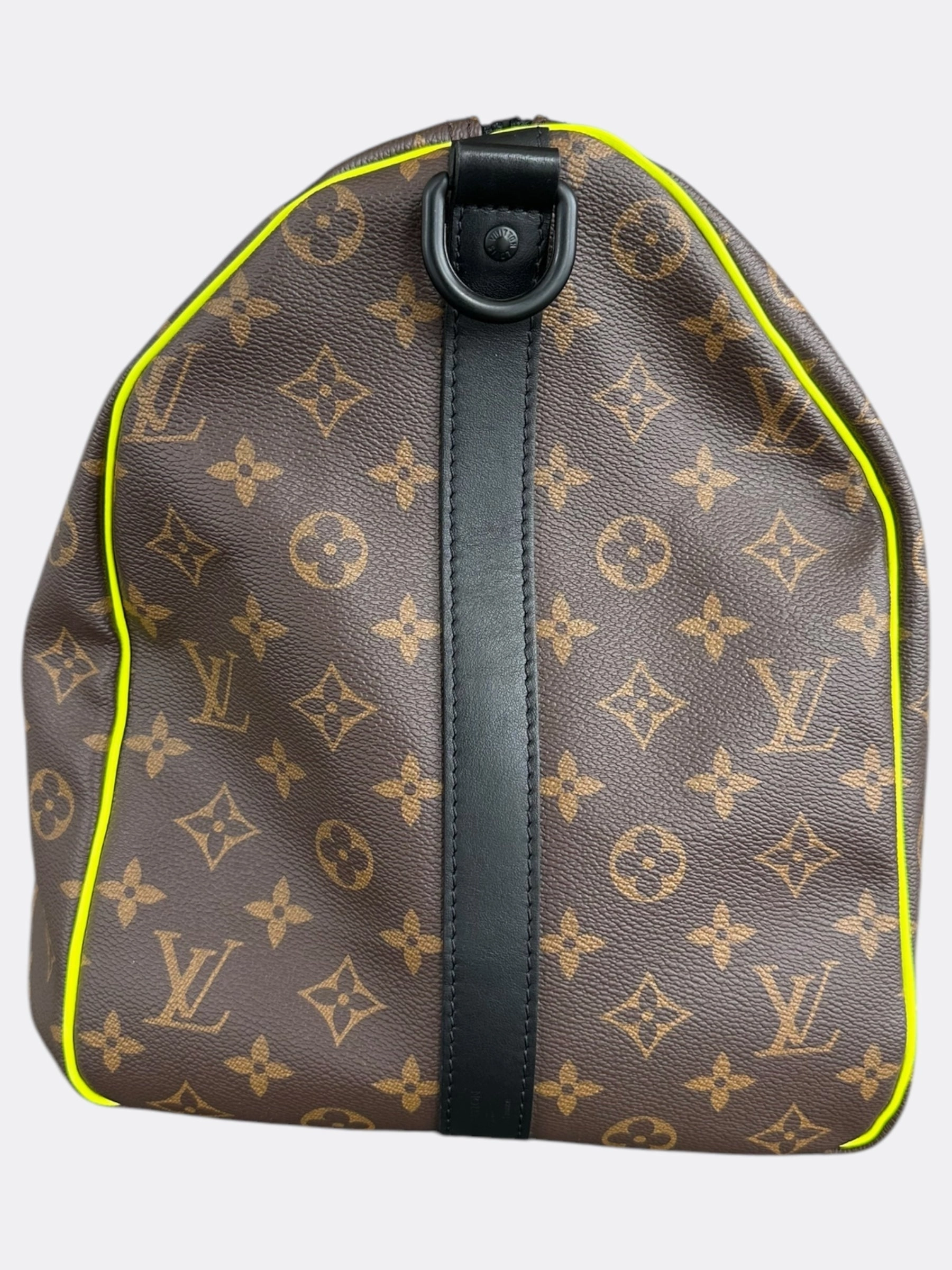 Louis Vuitton Brown & Yellow Monogram Keepall 50