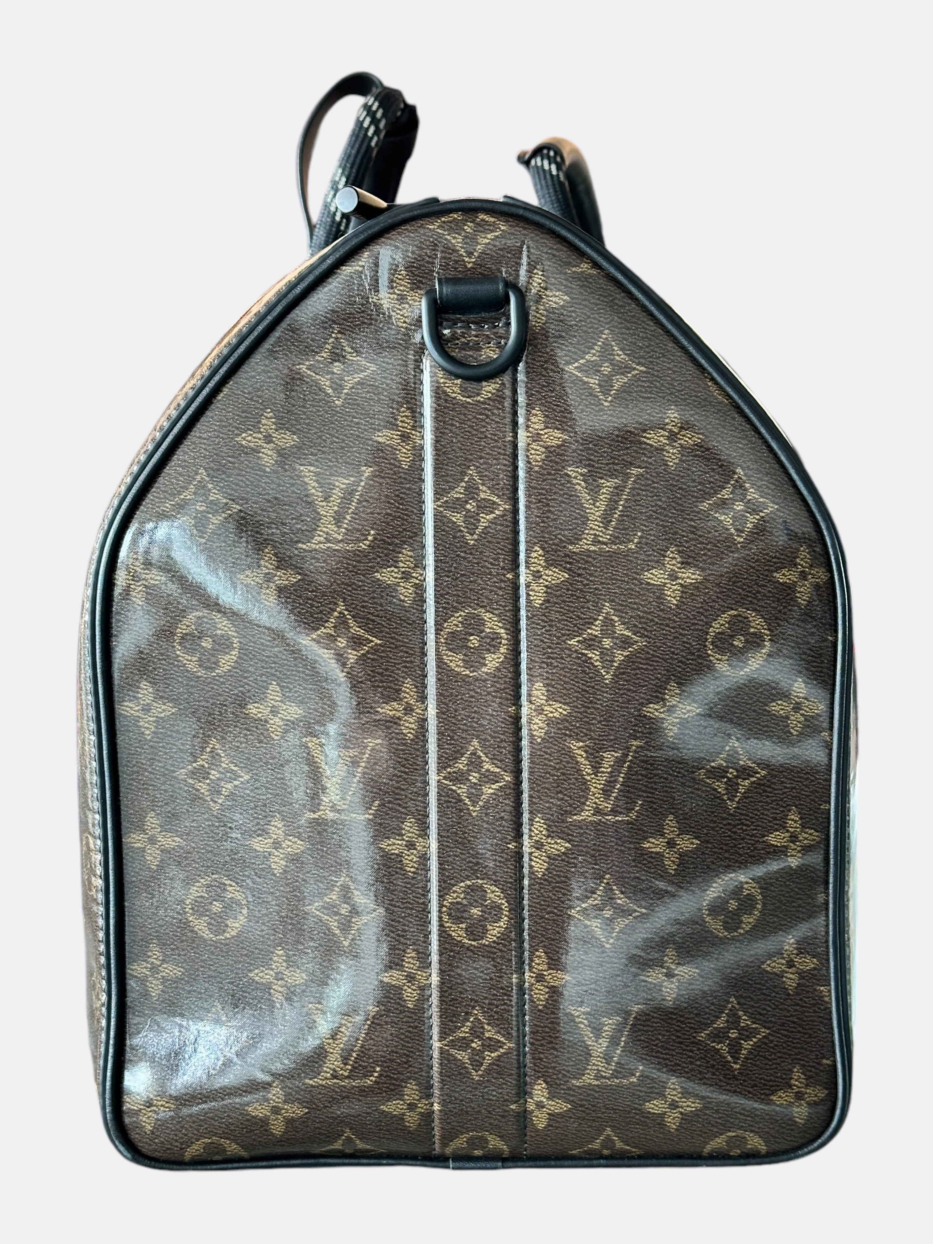 Louis Vuitton Brown Glaze Monogram Keepall 50