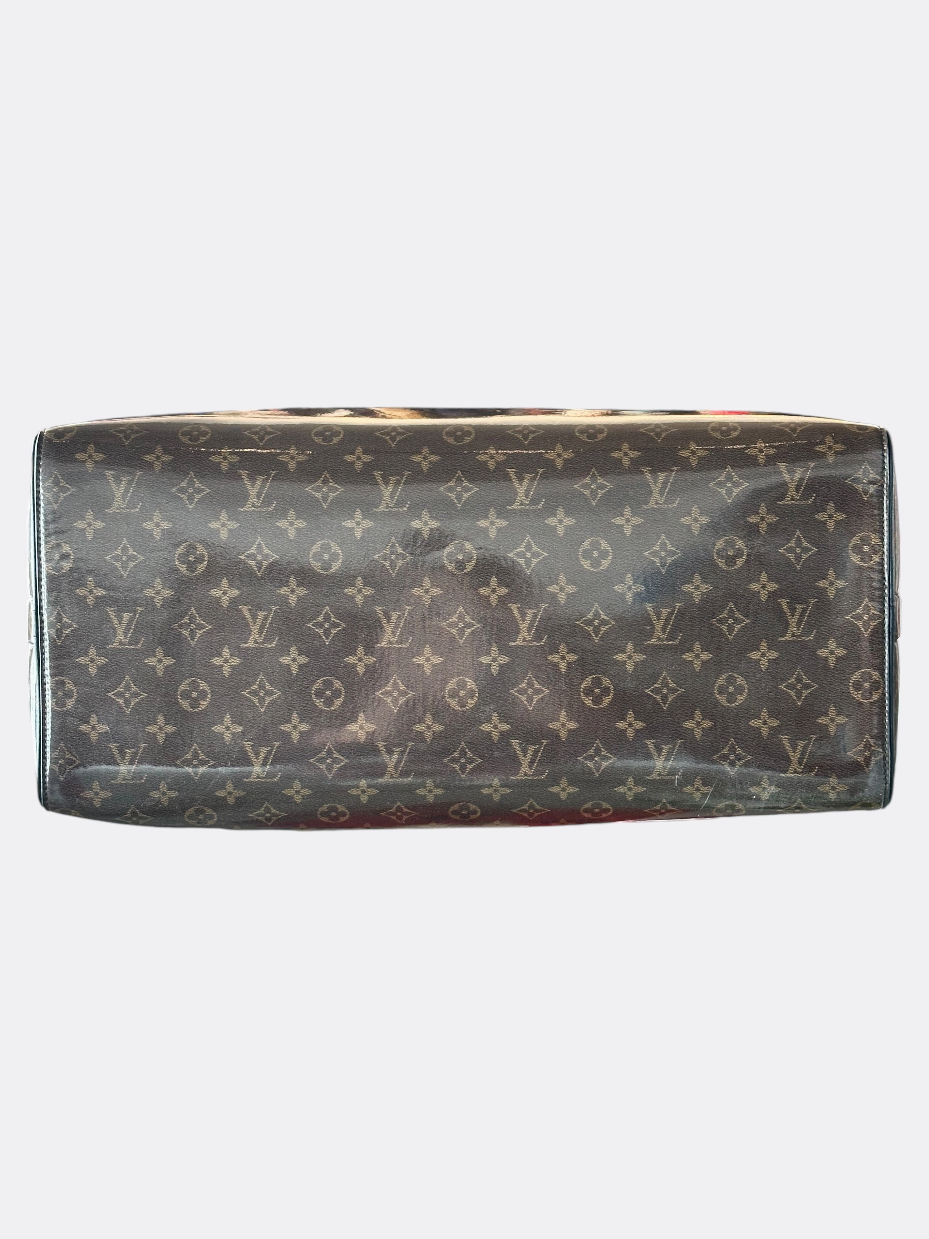Louis Vuitton Brown Glaze Monogram Keepall 50