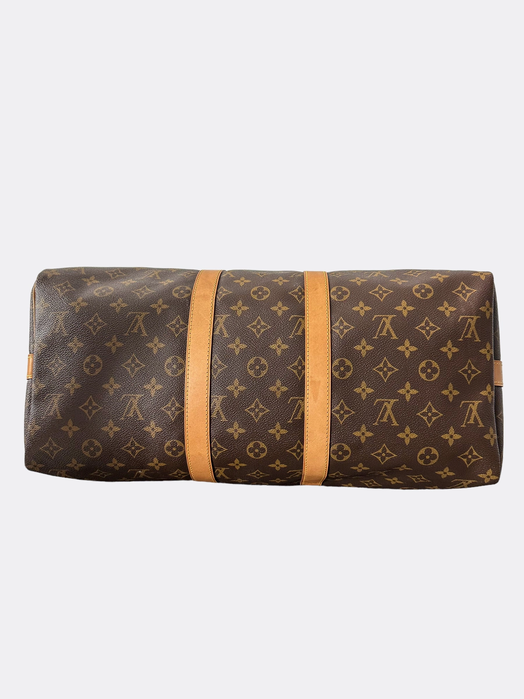 Louis Vuitton Brown Monogram Keepall 45
