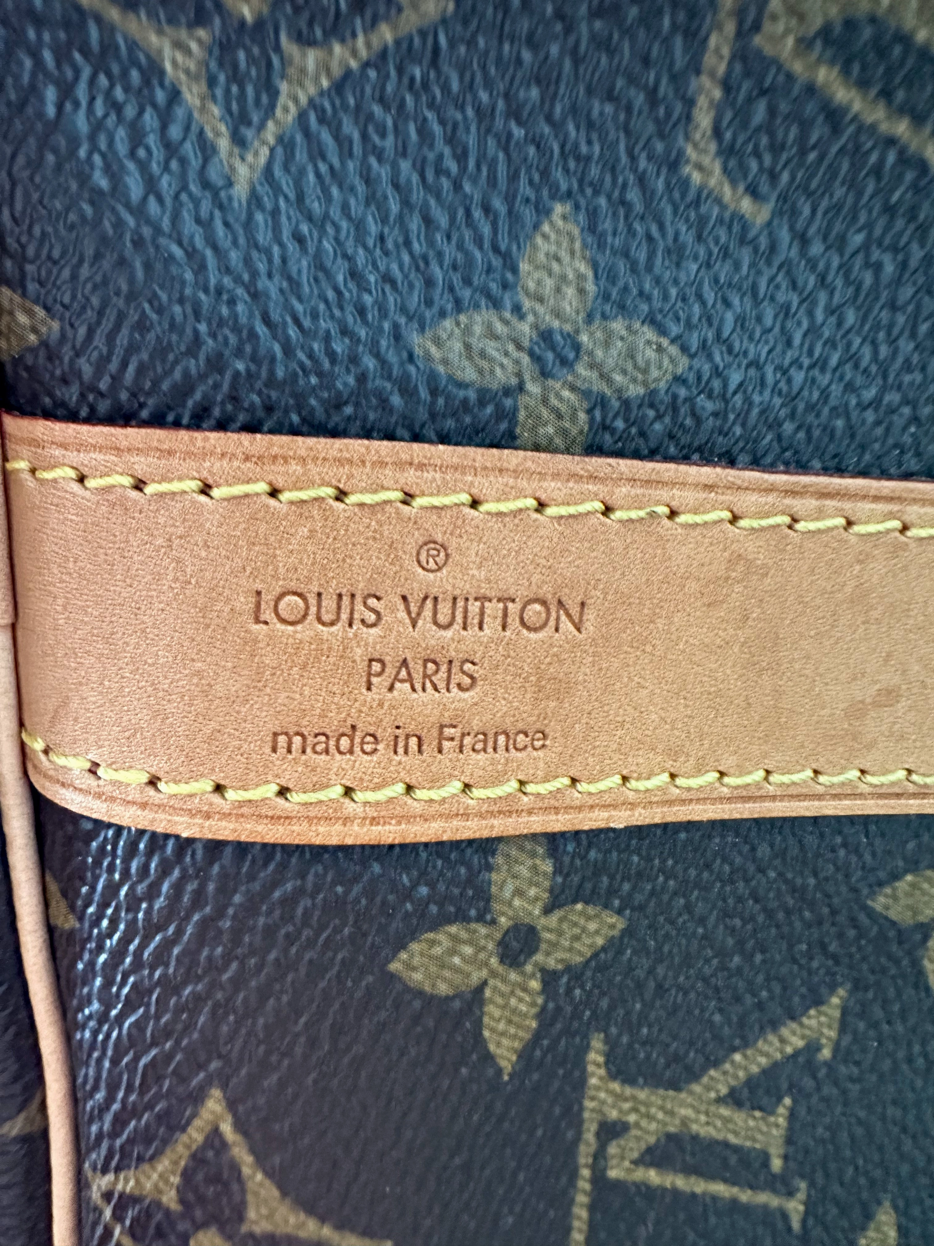 Louis Vuitton Brown Monogram Keepall 45
