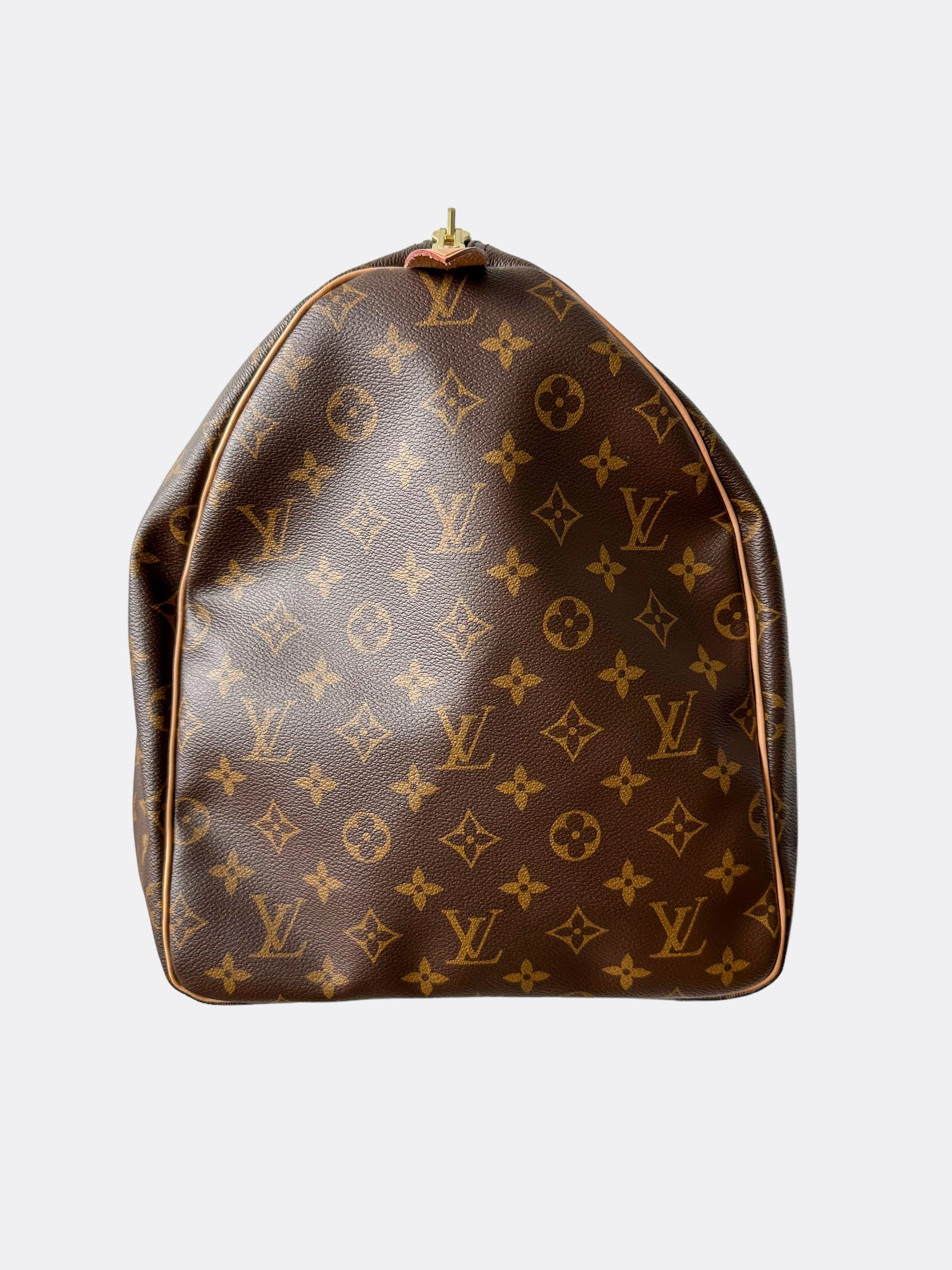 Louis Vuitton Brown Monogram Keepall 55
