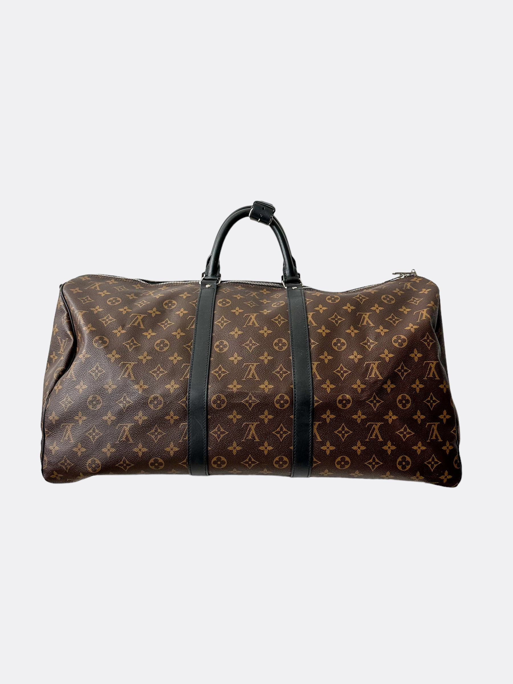 Louis Vuitton Brown Monogram Keepall 55