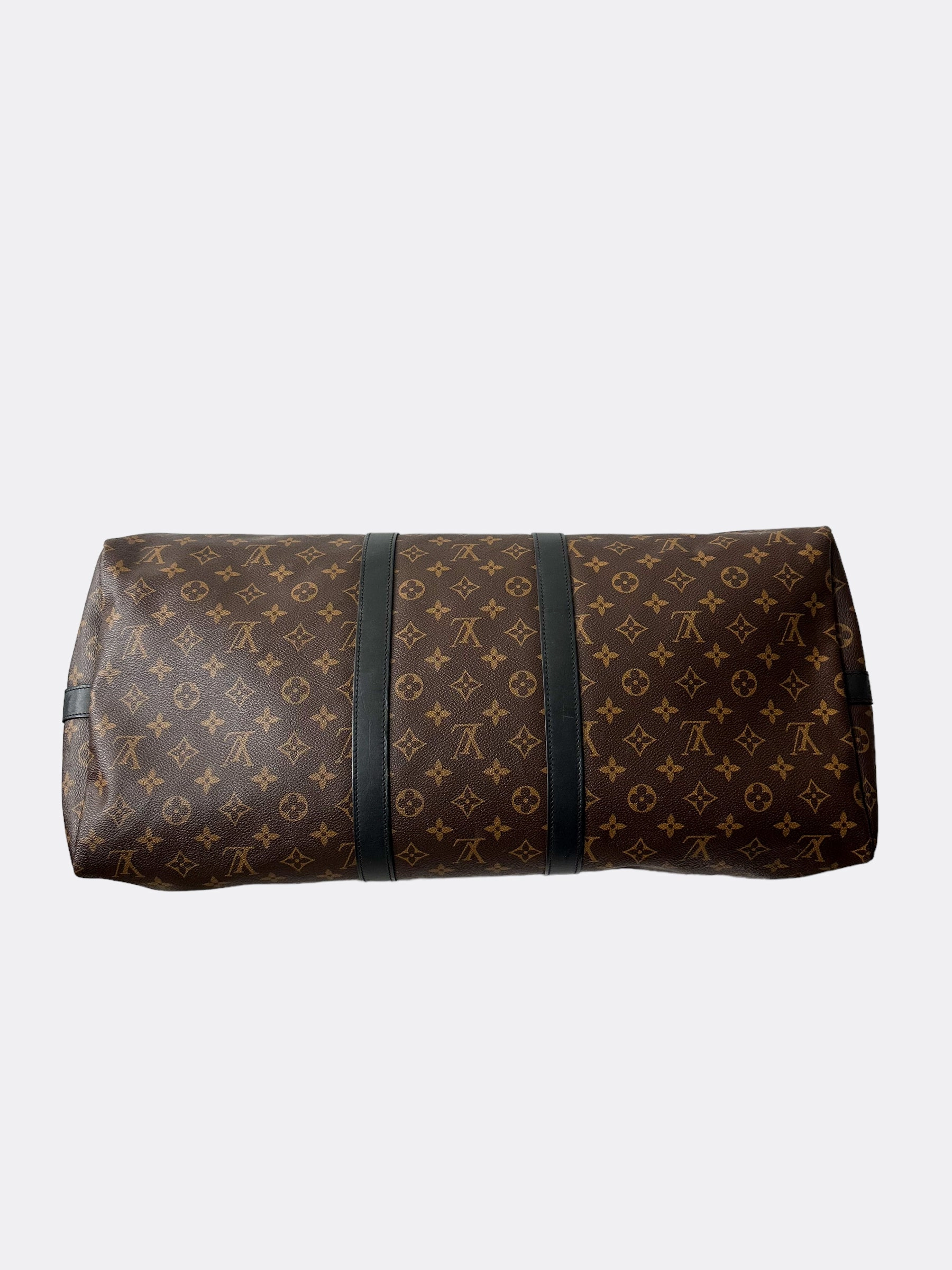 Louis Vuitton Brown Monogram Keepall 55