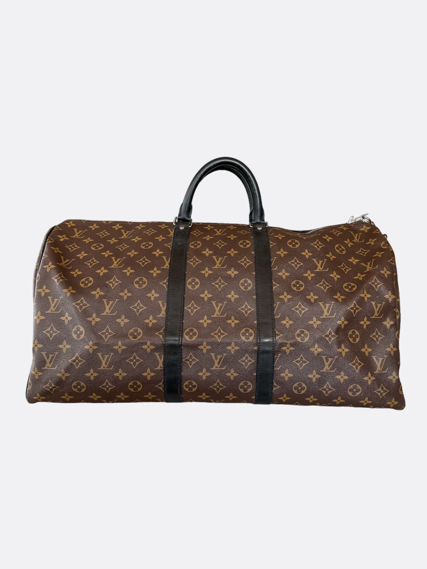 Louis Vuitton Brown Monogram Keepall 55