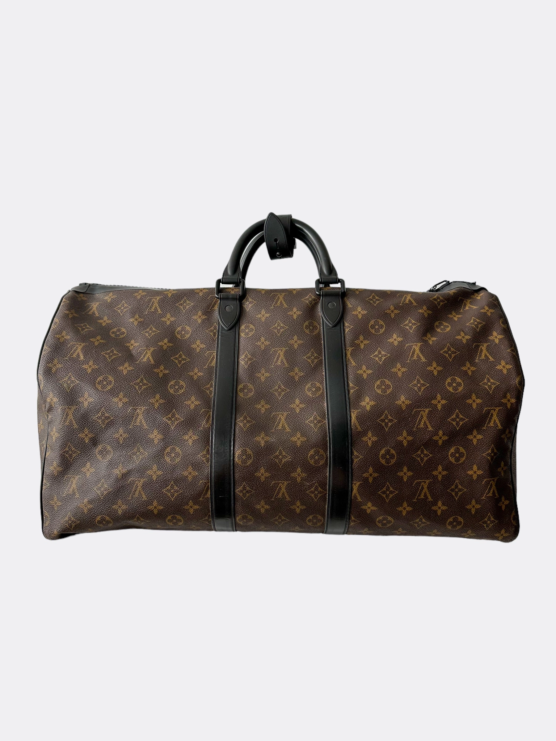 Louis Vuitton Brown Monogram Waterproof Keepall 55