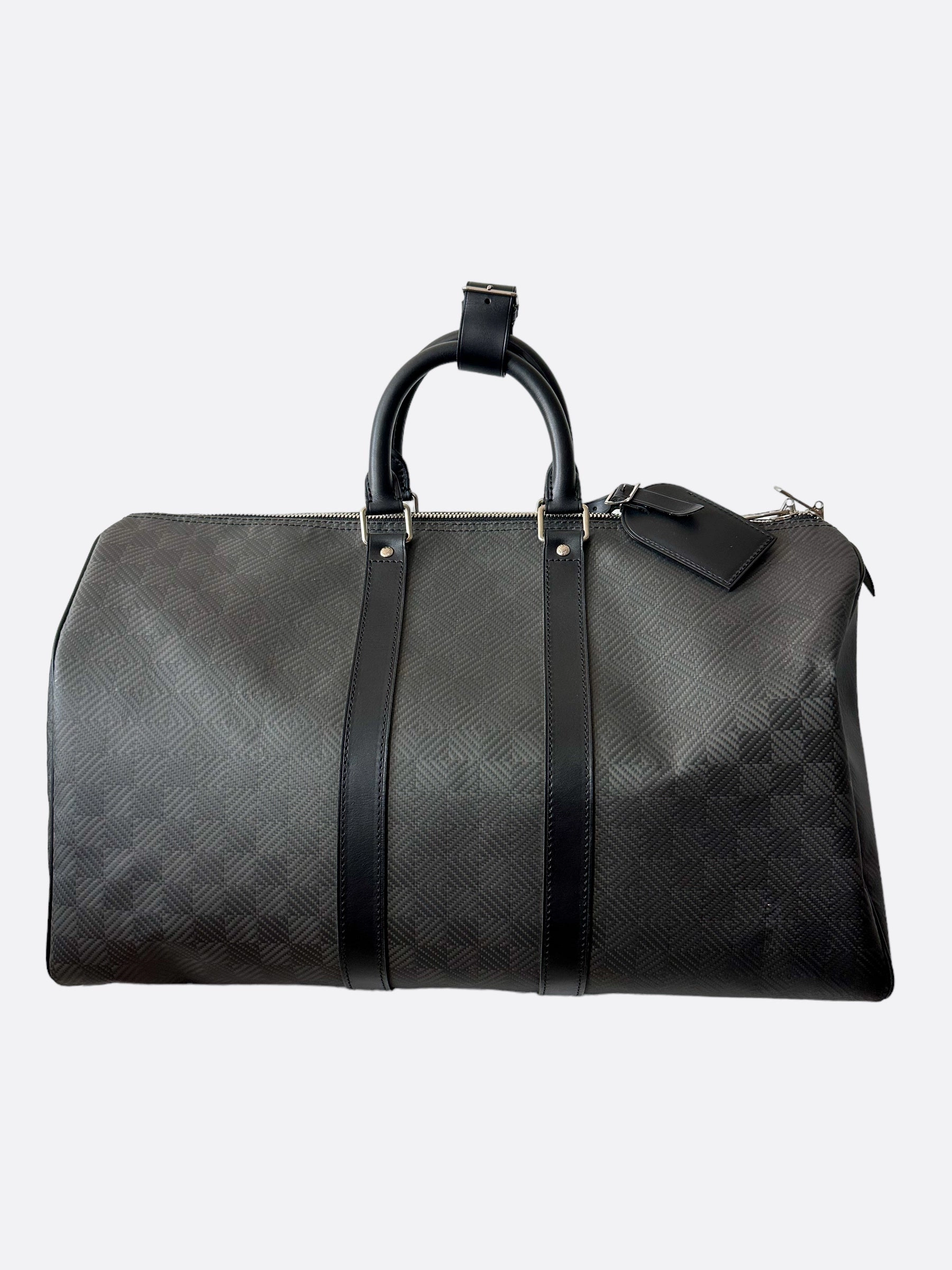 Louis Vuitton Damier Carbon Keepall 45