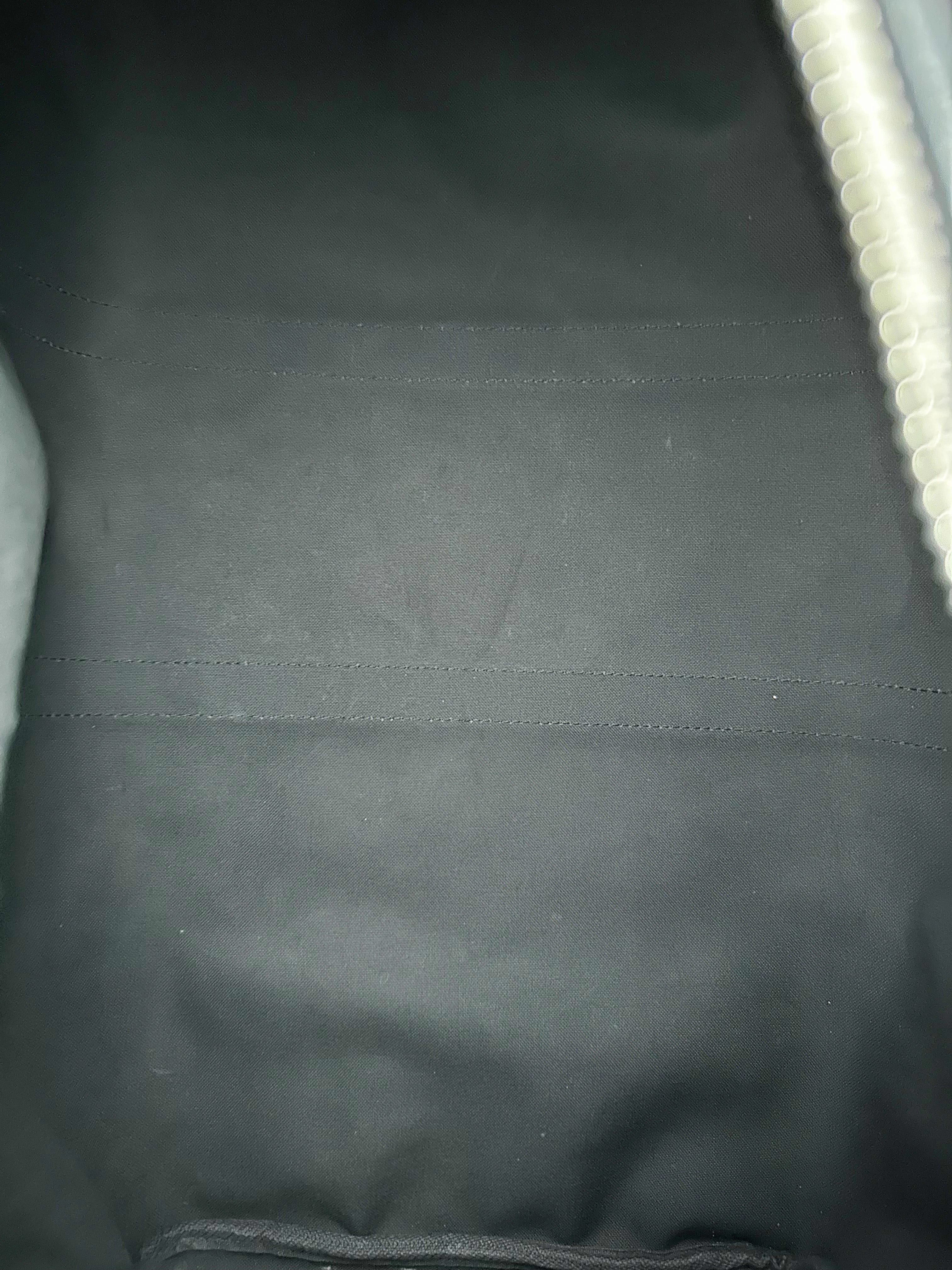 Louis Vuitton Damier Graphite Red Trim Keepall 55