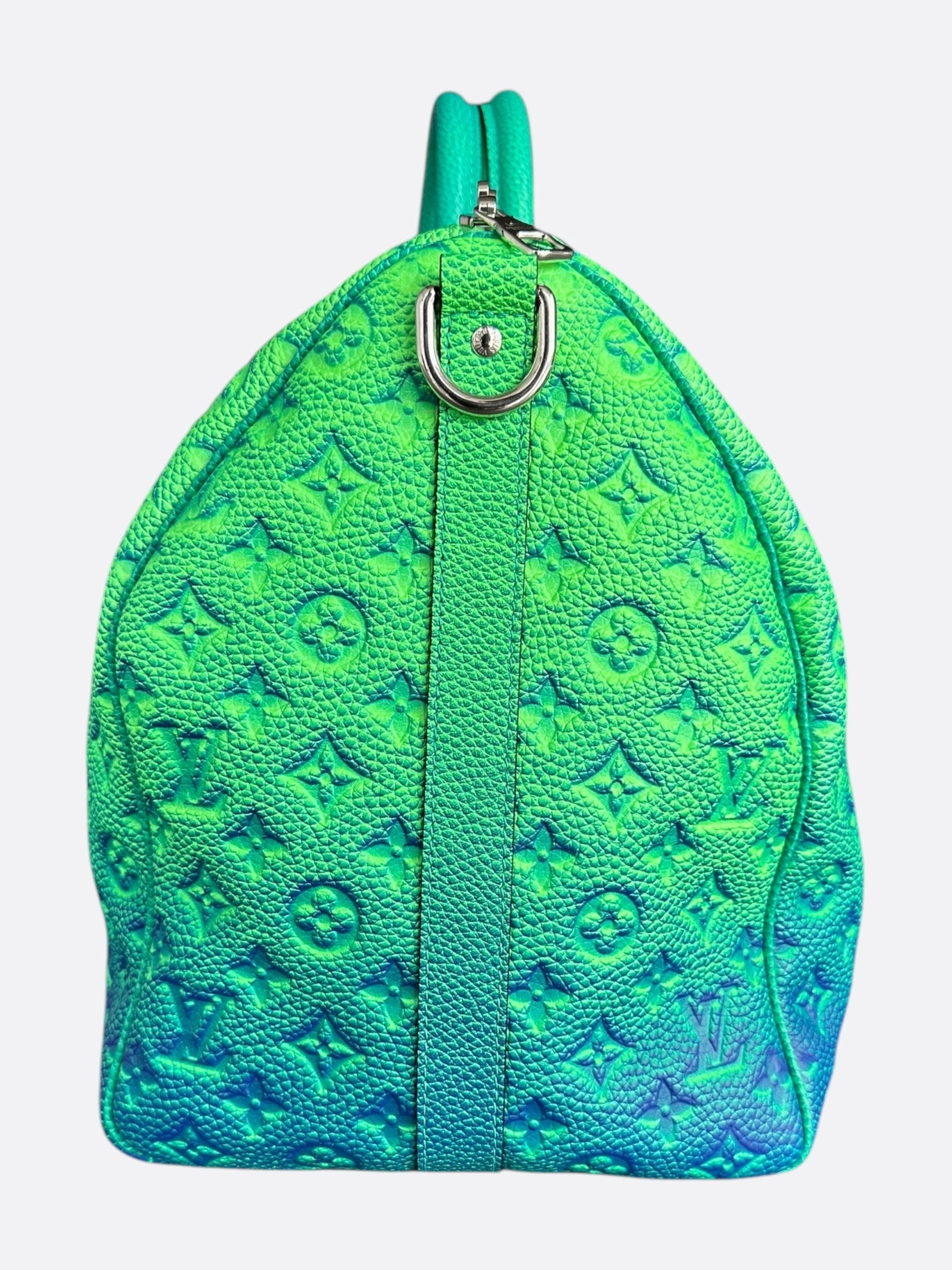 Louis Vuitton Green & Blue Monogram Illusion Keepall 50