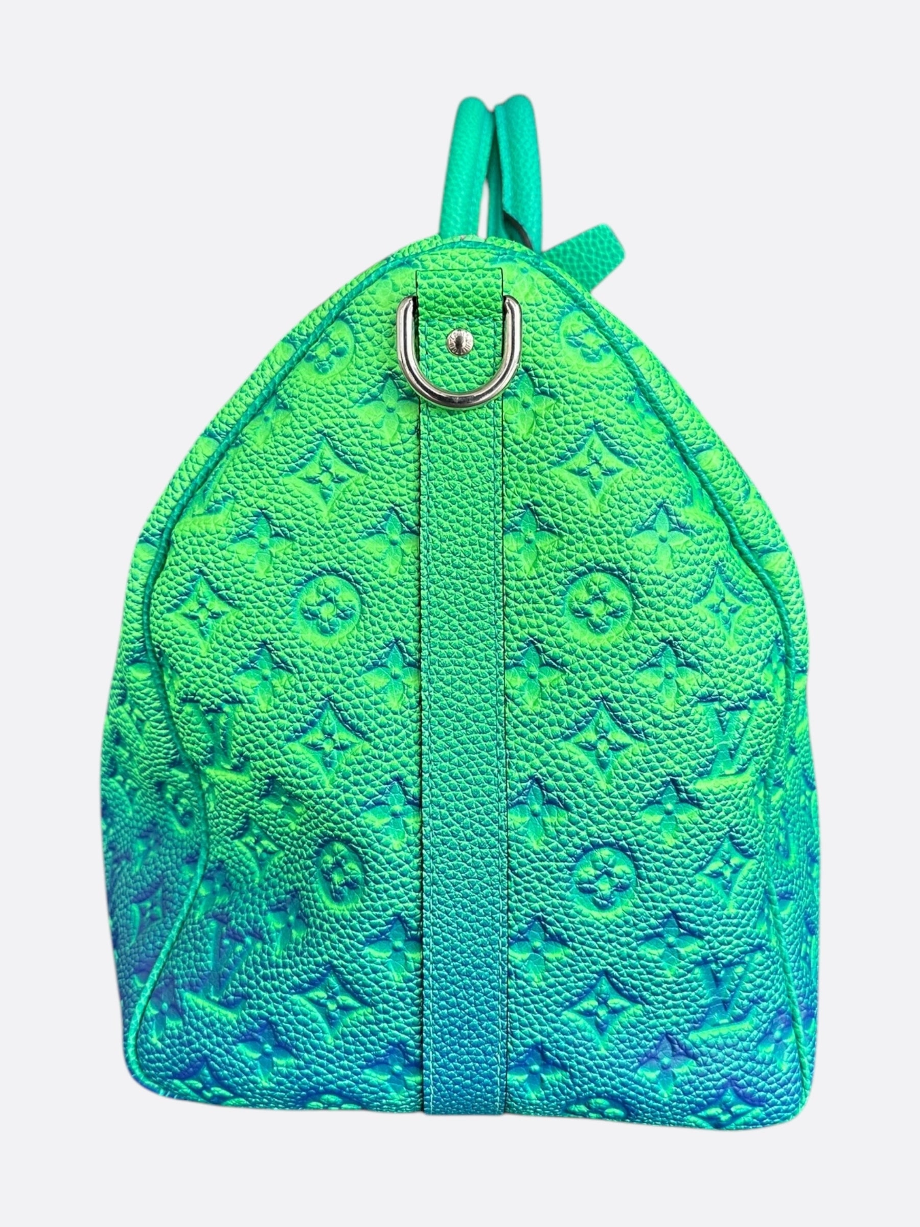 Louis Vuitton Green & Blue Monogram Illusion Keepall 50