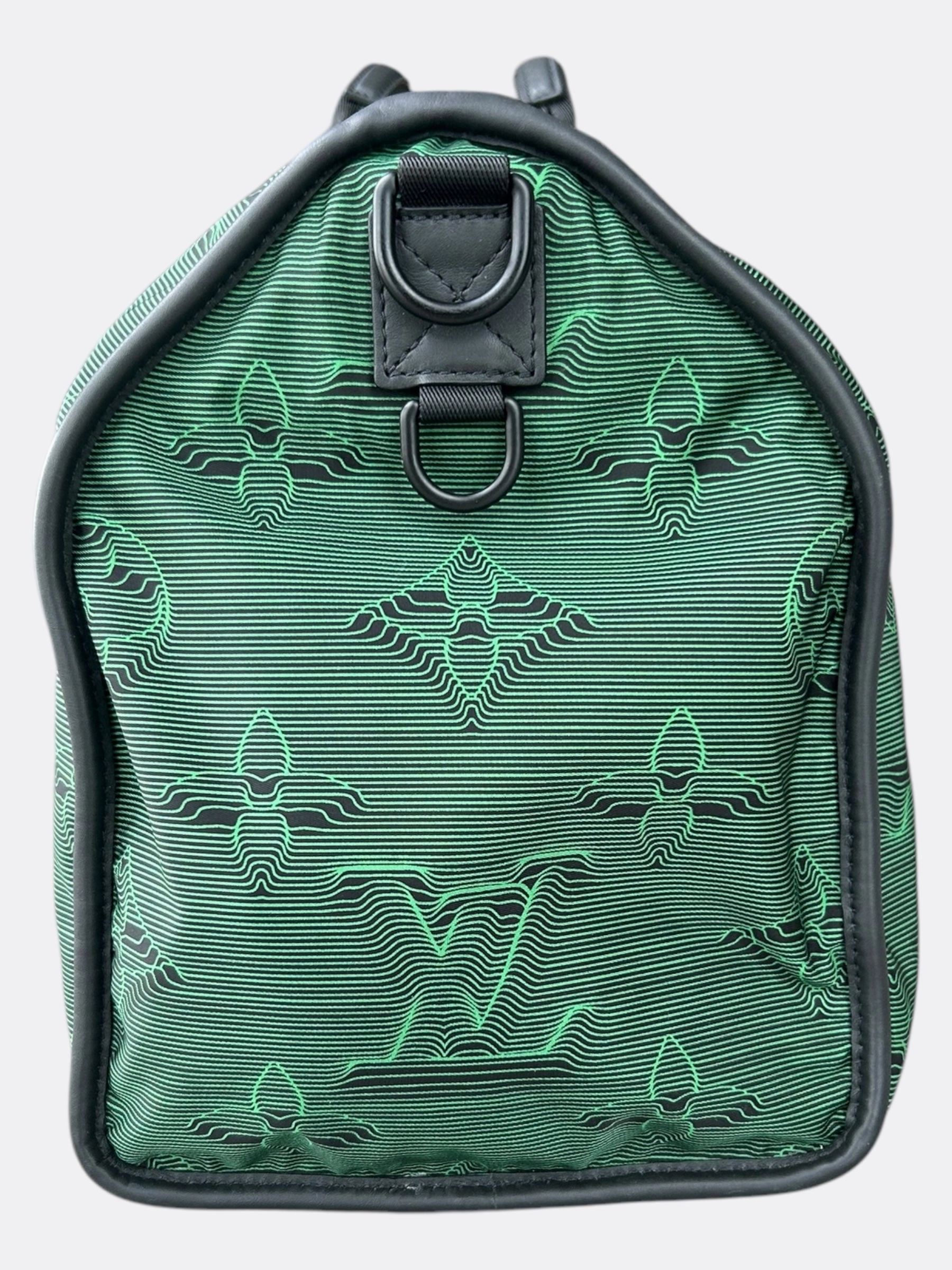 Louis Vuitton Grey & Green 2054 Monogram Reversible Keepall 50
