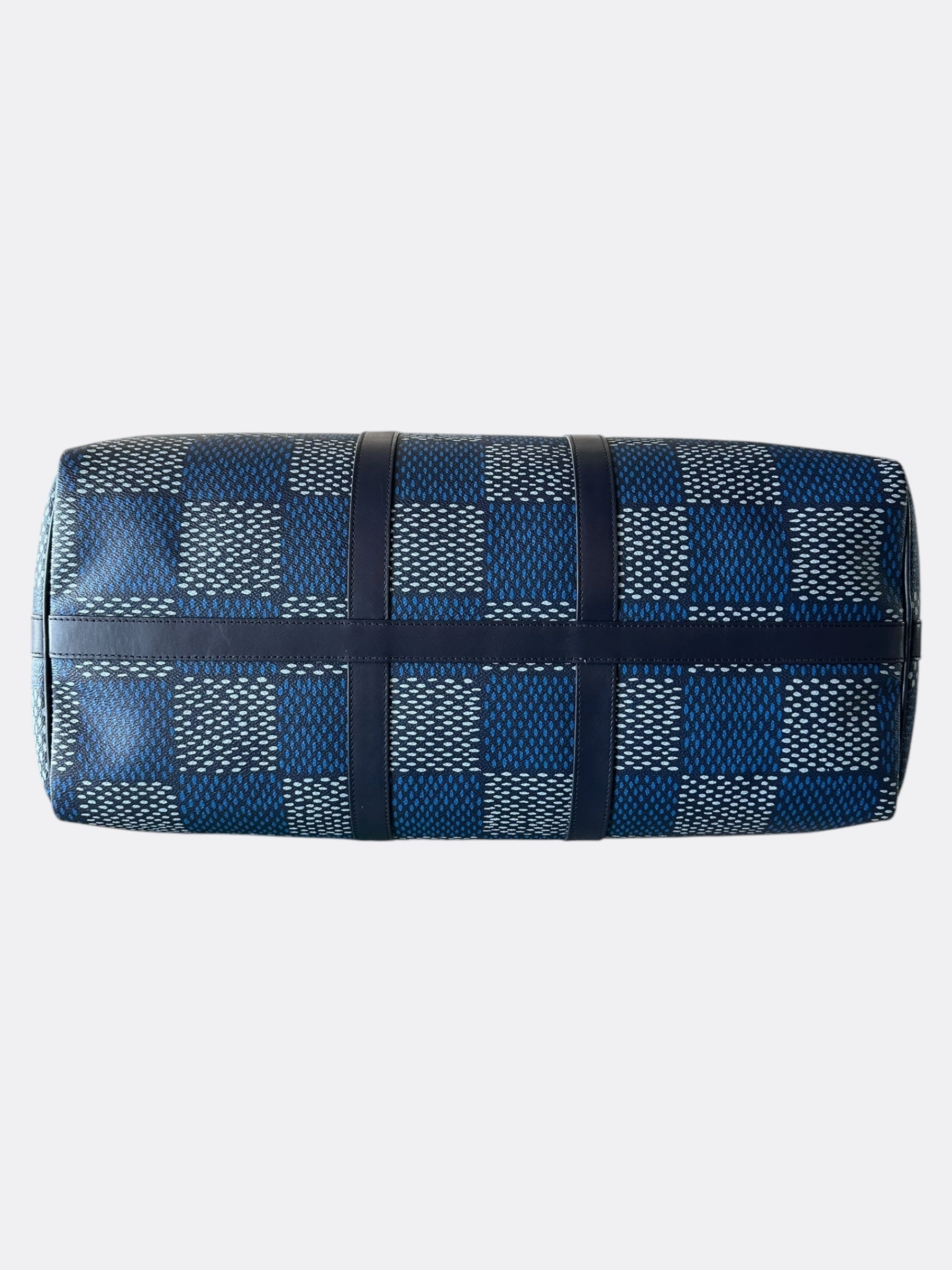 Louis Vuitton Navy & Blue Damier Keepall 50