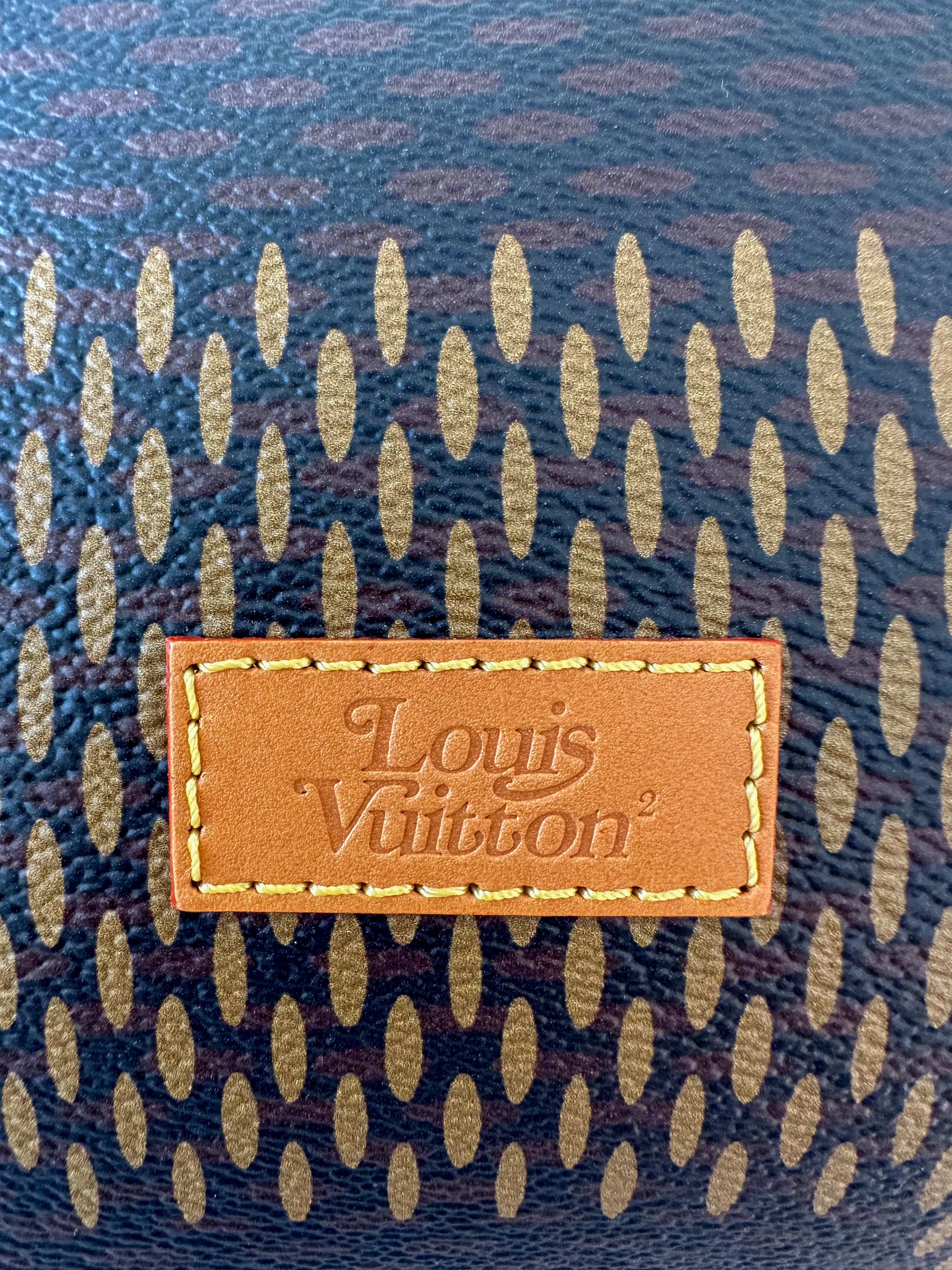 Louis Vuitton Nigo Brown Giant Damier Monogram Keepall 50