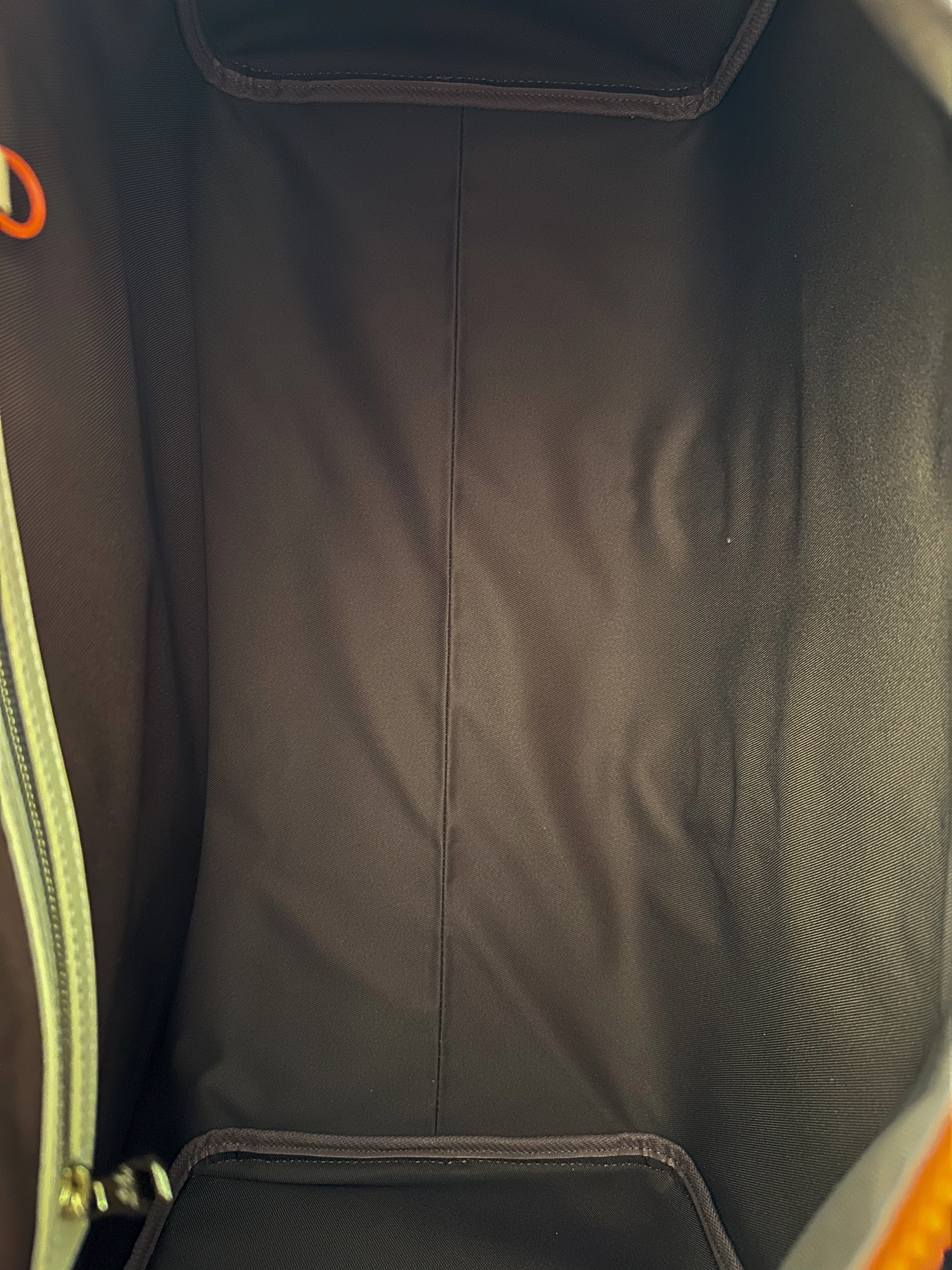 Louis Vuitton Orange Giant Damier Keepall 50