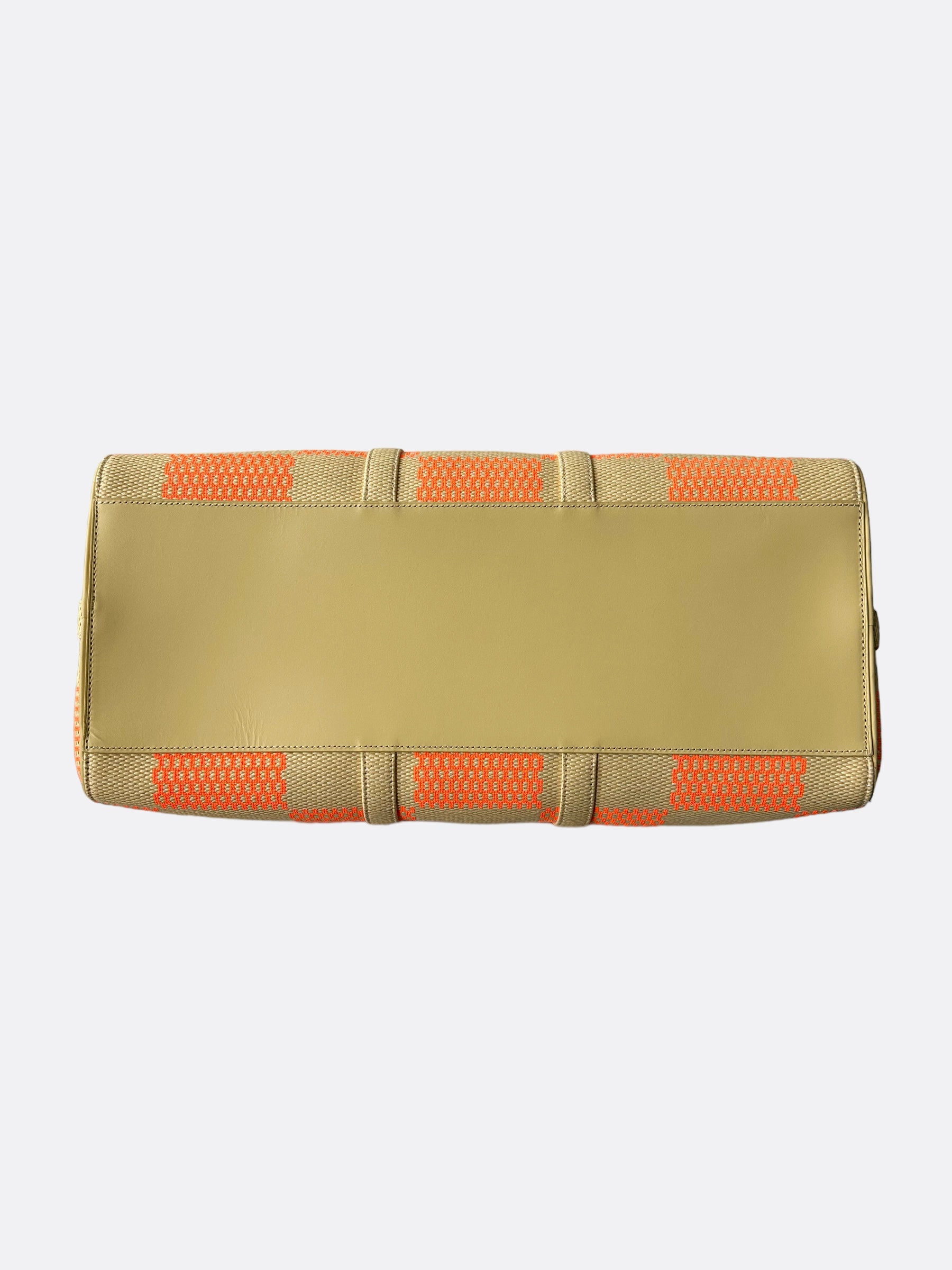 Louis Vuitton Orange Giant Damier Keepall 50