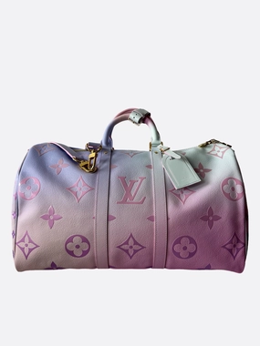 Louis Vuitton Pink Pastel Monogram Keepall 45