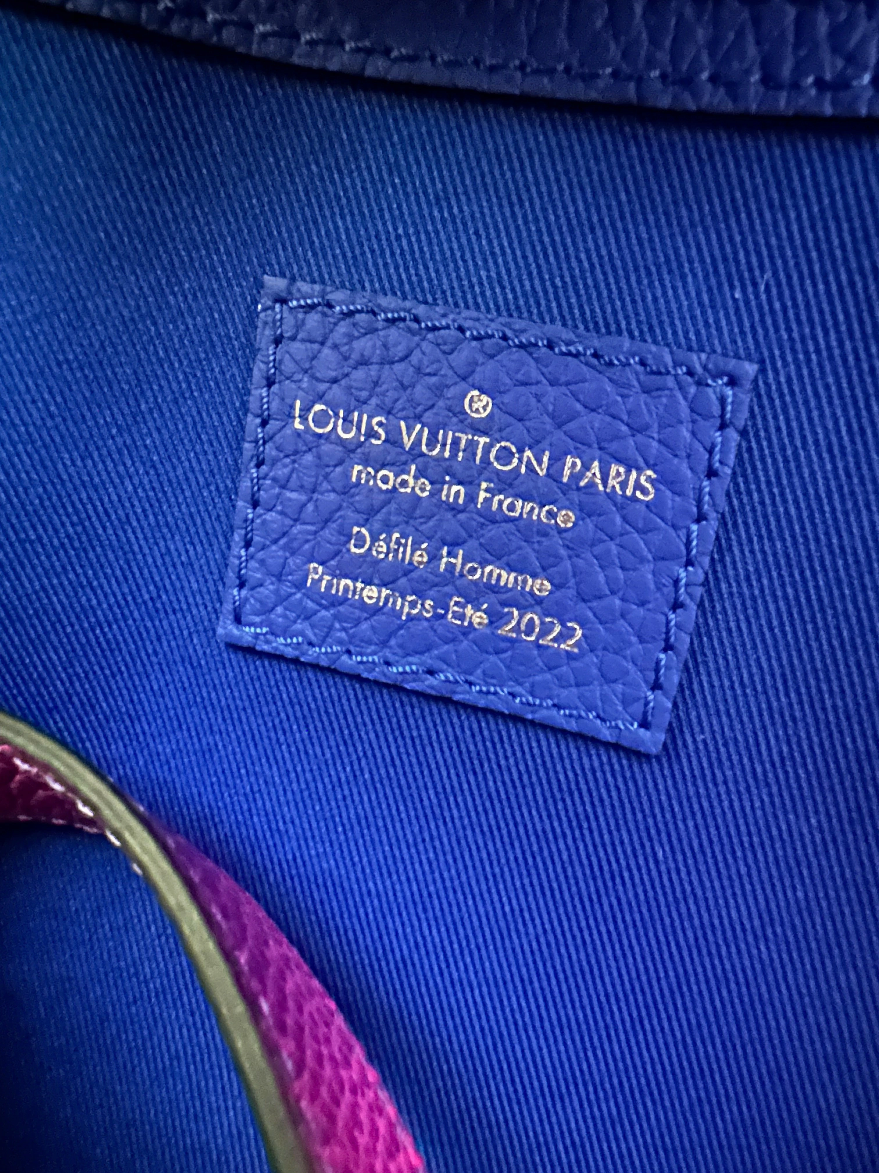 Louis Vuitton Purple & Blue Monogram Illusion Keepall 50