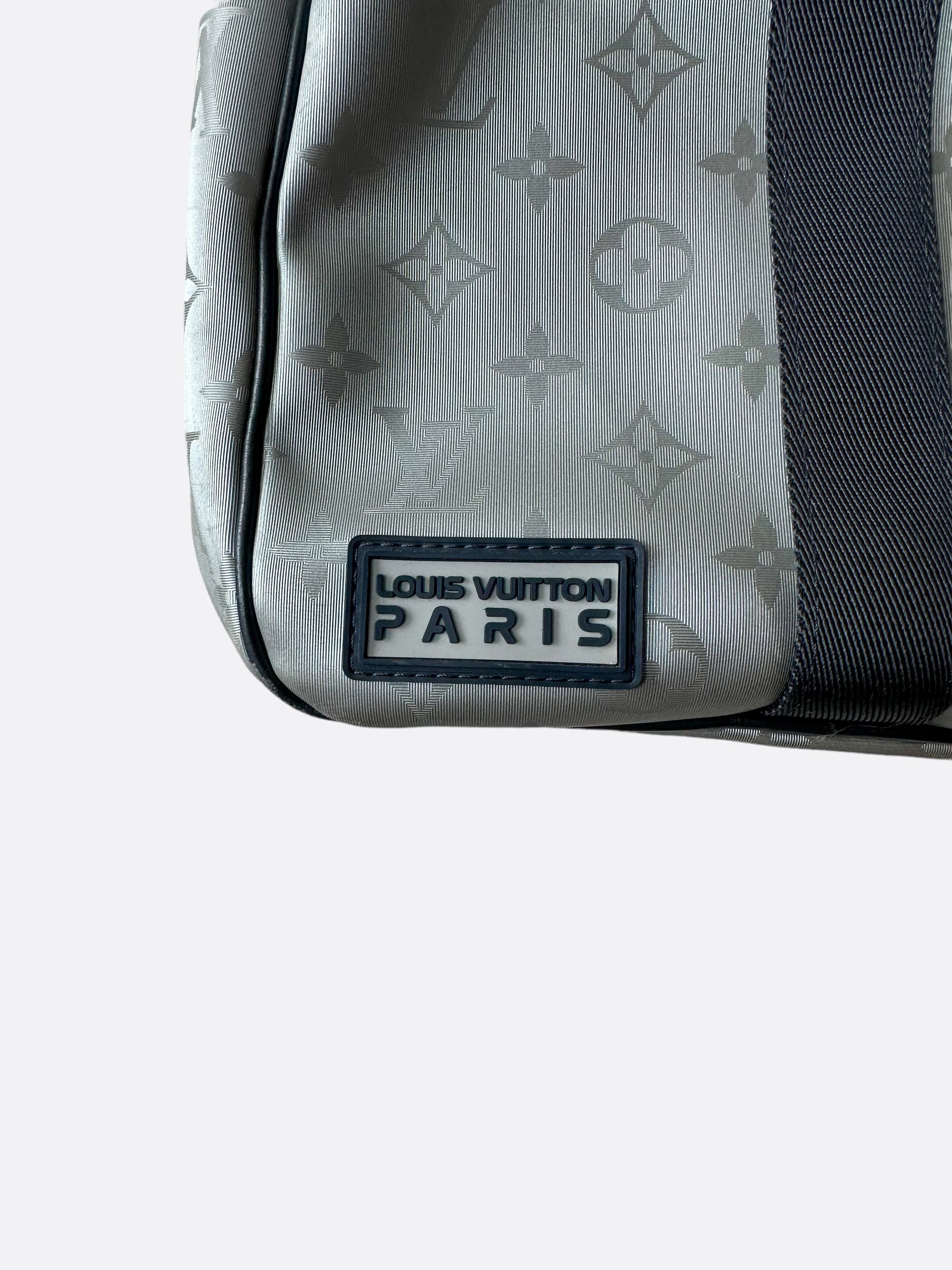 Louis Vuitton Silver Monogram Satellite Keepall 50