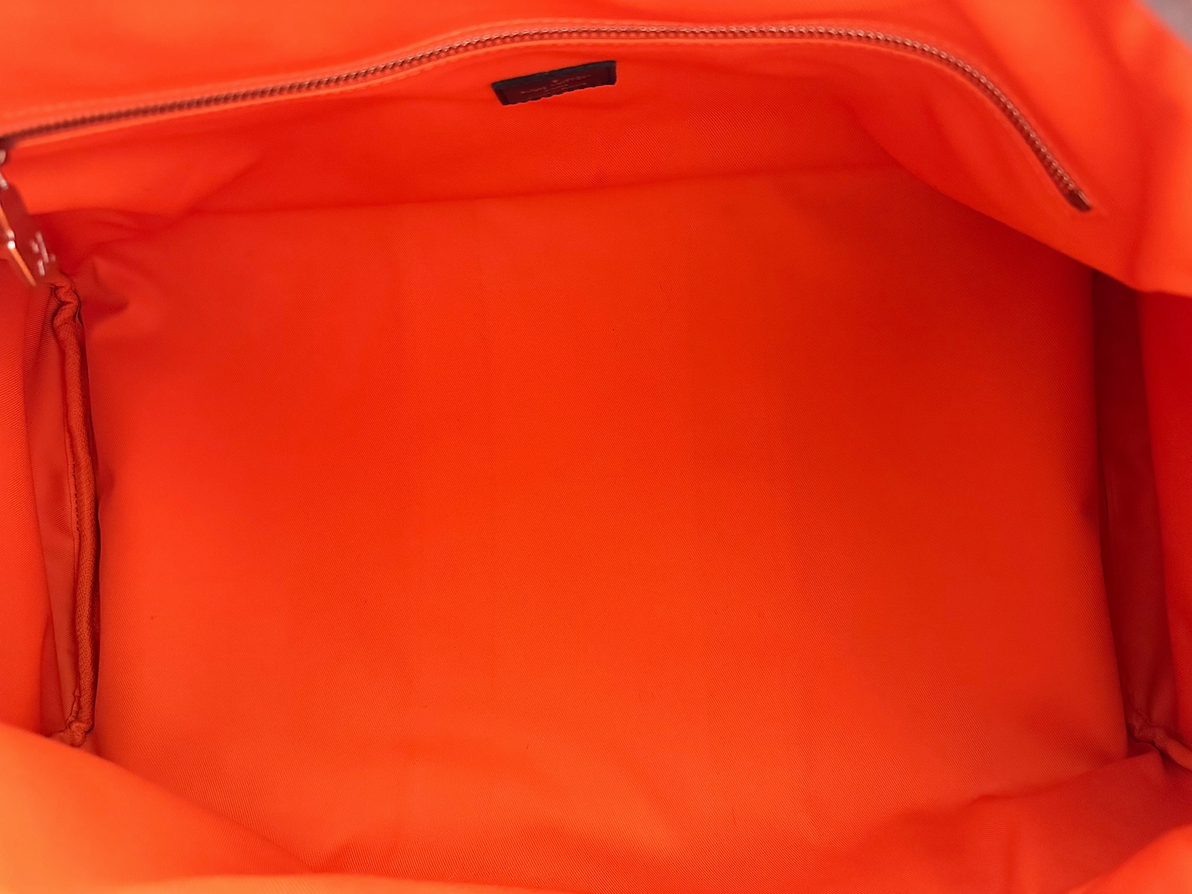Louis Vuitton Silver Monogram Satellite Keepall 50