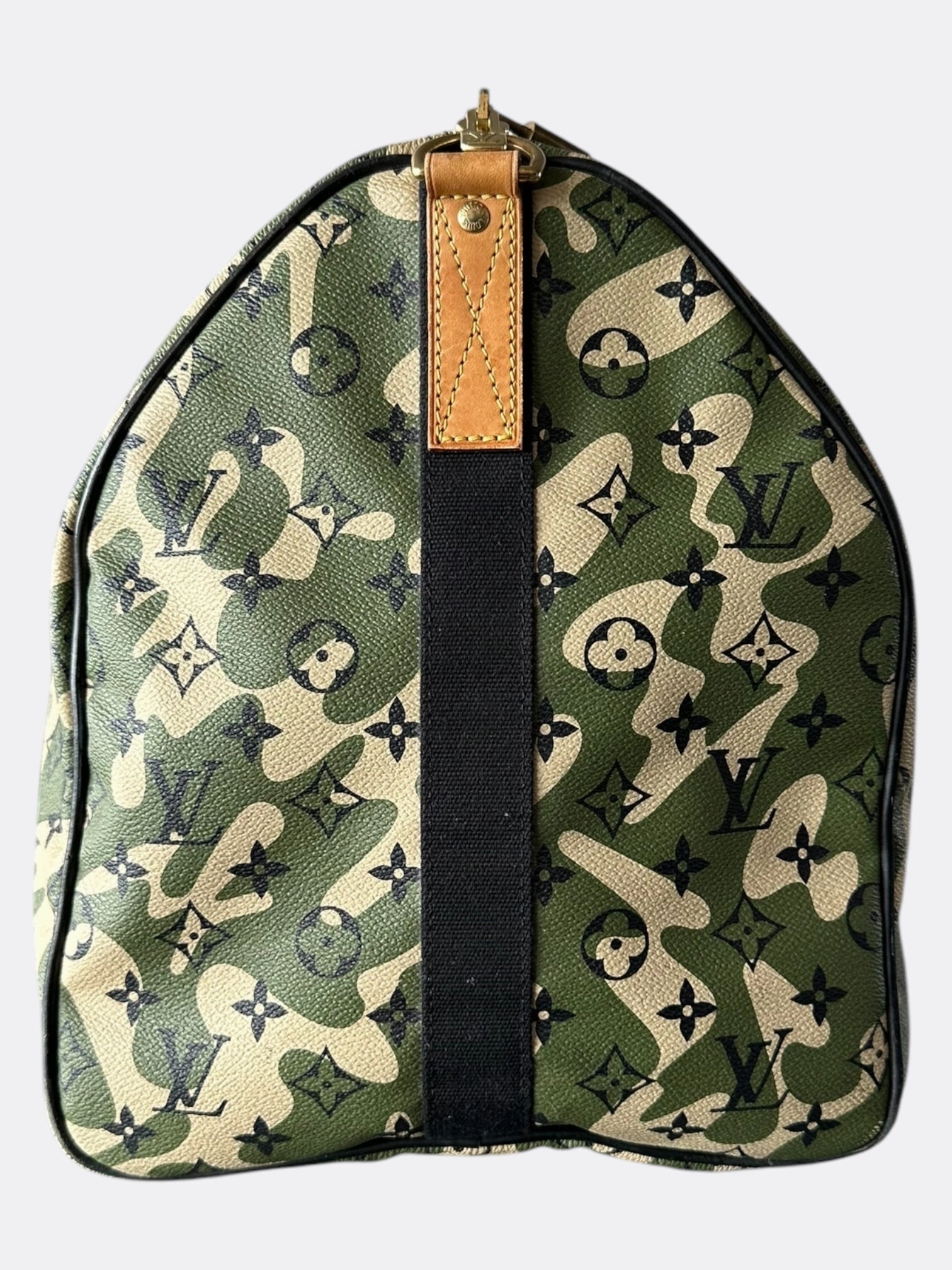 Louis Vuitton Takashi Murakami Camo Monogram Keepall 55