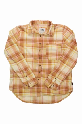 Limited Low Price For Billabong Women's Forge Flannel Shirt For Professionals store online, fast shipping with 5-7 business days, buy best Items here, 100% quality.