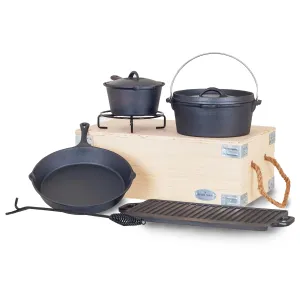 2025 Best Sell Lowest Price Cast Iron Camping Cooking Set 9 Piece Sale,2025 New Arrivals here, shop for fine arts at discount price, super customer service for you.