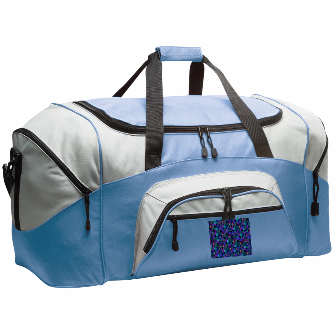 Luggage Factory  Colorblock Sport Duffel