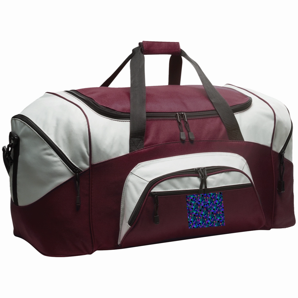Luggage Factory  Colorblock Sport Duffel