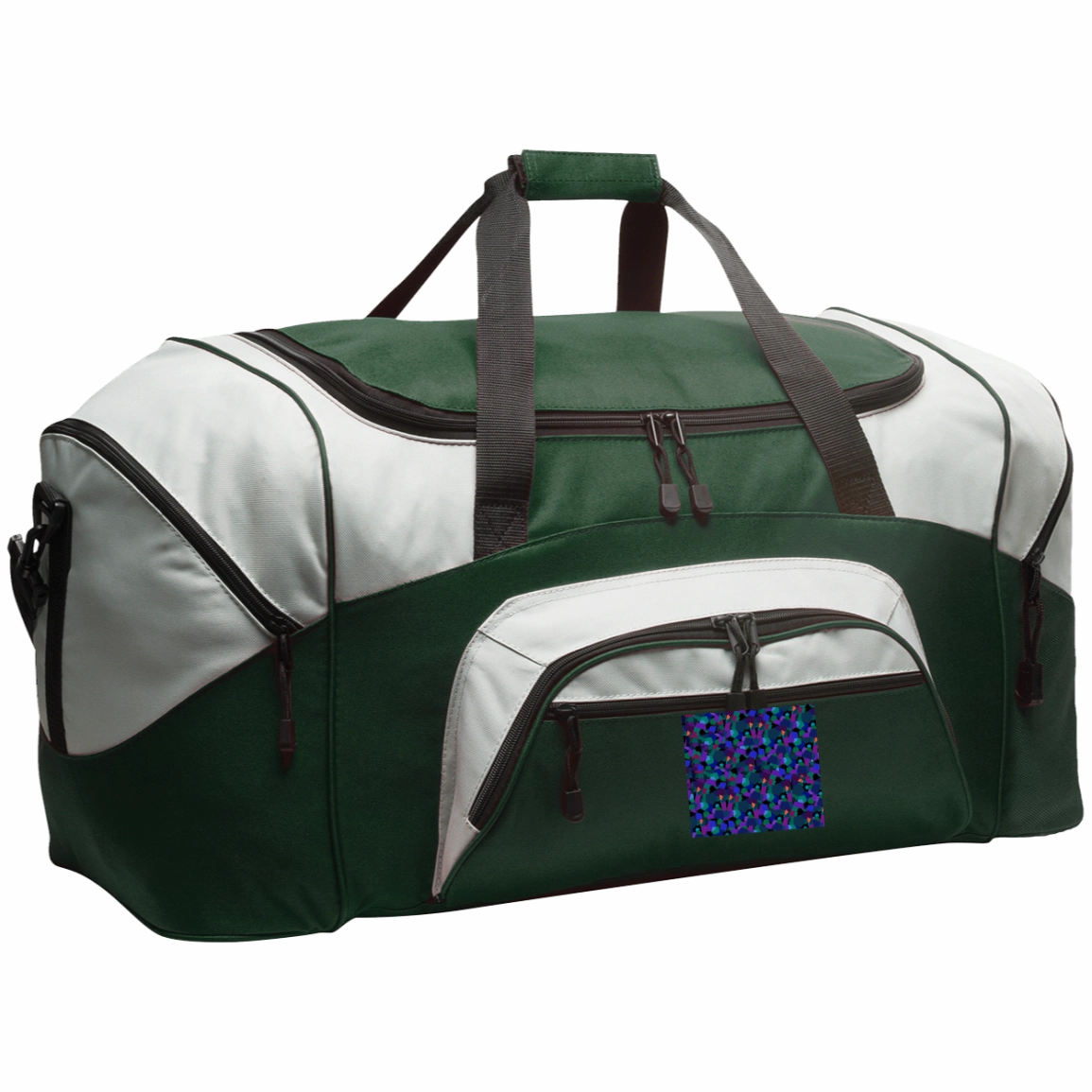 Luggage Factory  Colorblock Sport Duffel