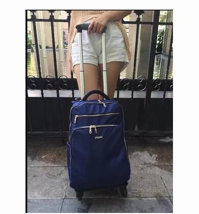 Luggage Suitcase For Women  Women Trolley Backpack 22 Inch  Wheeled Backpacks Carry-On Bags