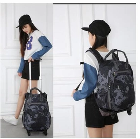 Luggage Suitcase For Women  Women Trolley Backpack 22 Inch  Wheeled Backpacks Carry-On Bags