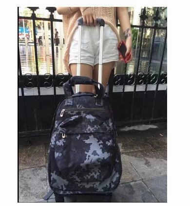 Luggage Suitcase For Women  Women Trolley Backpack 22 Inch  Wheeled Backpacks Carry-On Bags