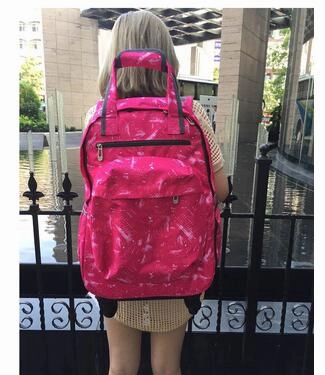 Luggage Suitcase For Women  Women Trolley Backpack 22 Inch  Wheeled Backpacks Carry-On Bags