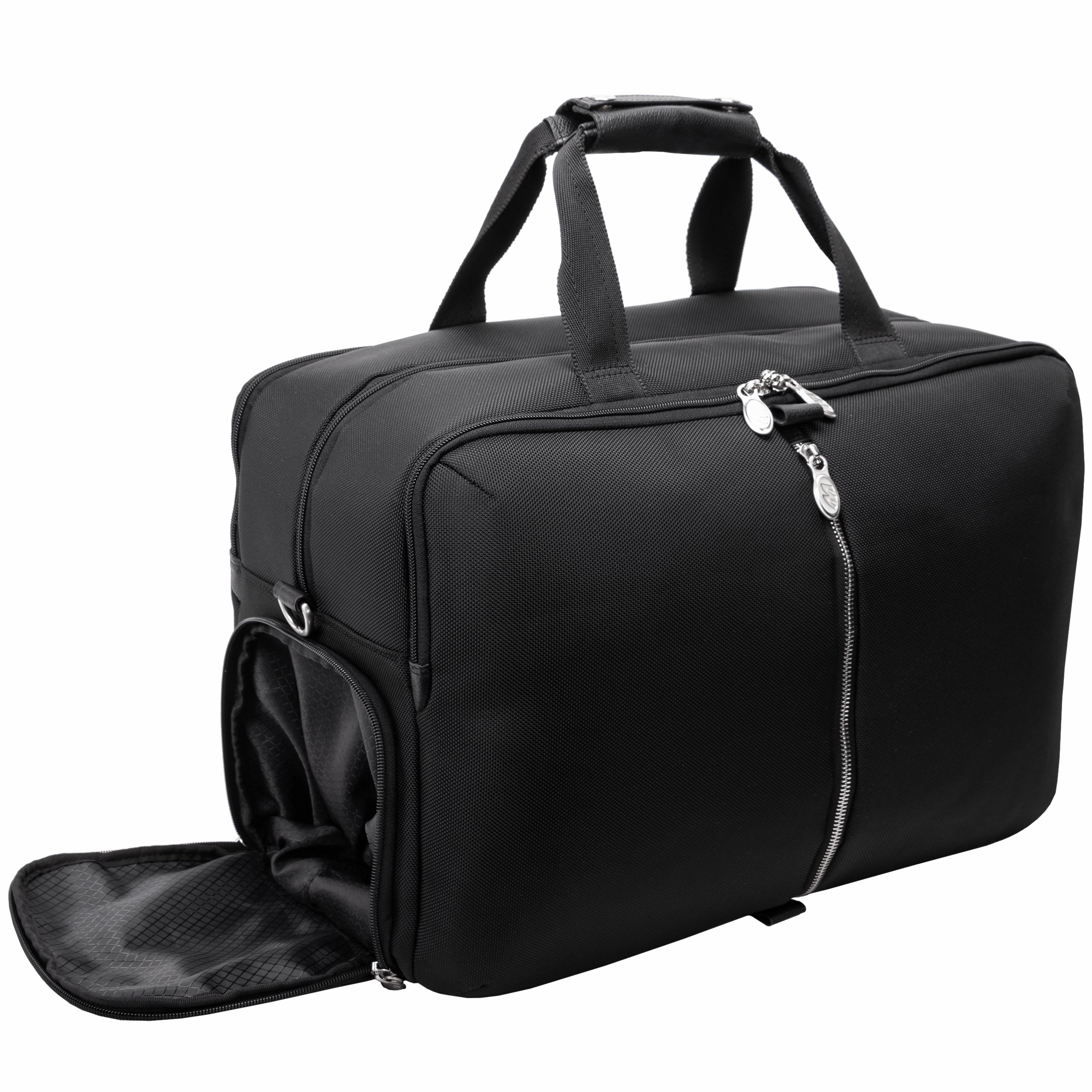 McKlein USA Avondale 22" Nylon Triple Compartment Carry-All Travel Laptop Duffel