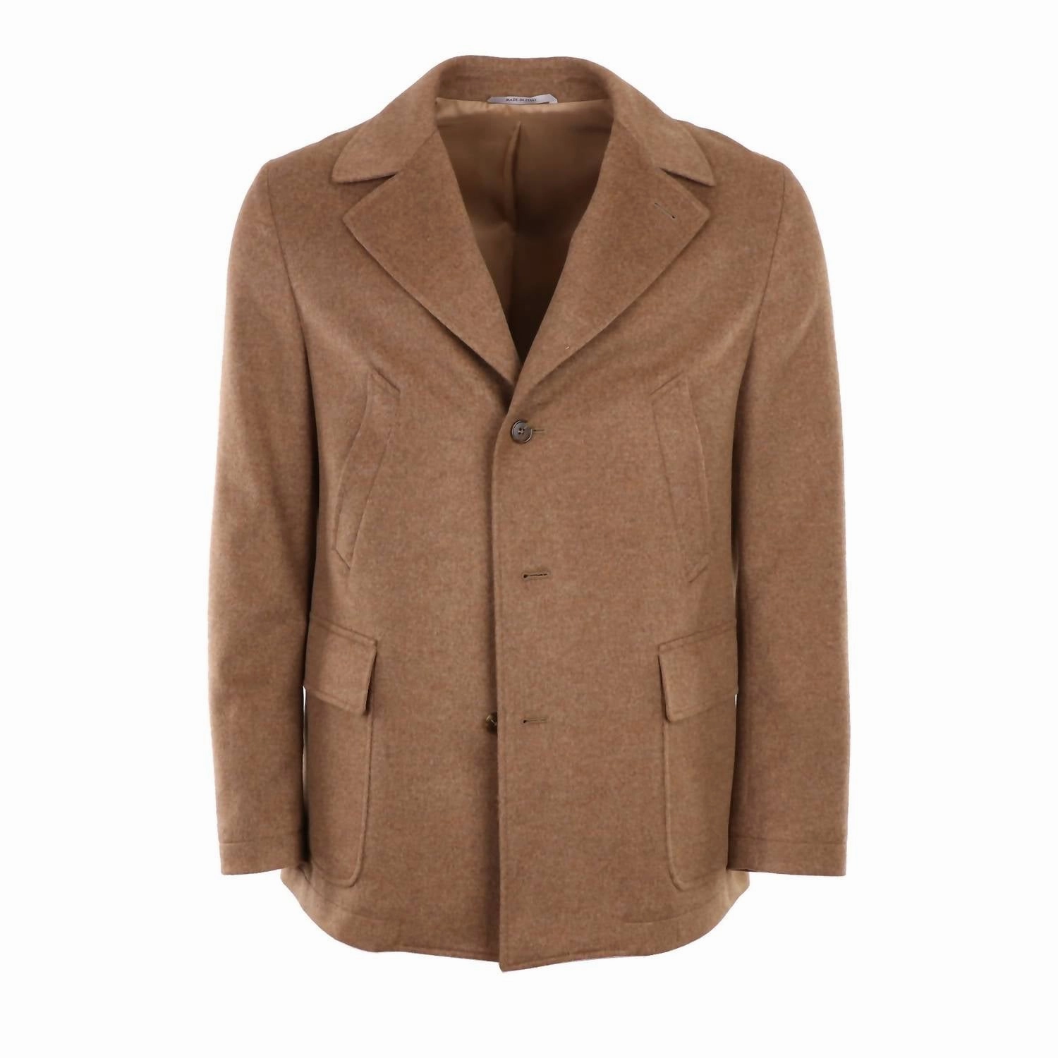 Men's Cashmere Swing Coat In Vicuna