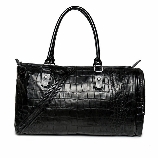 Men Tote Travel Bag For Suitcase Male Leather Handbags Duffle Bag Suitcase Carry On Luggage Bags