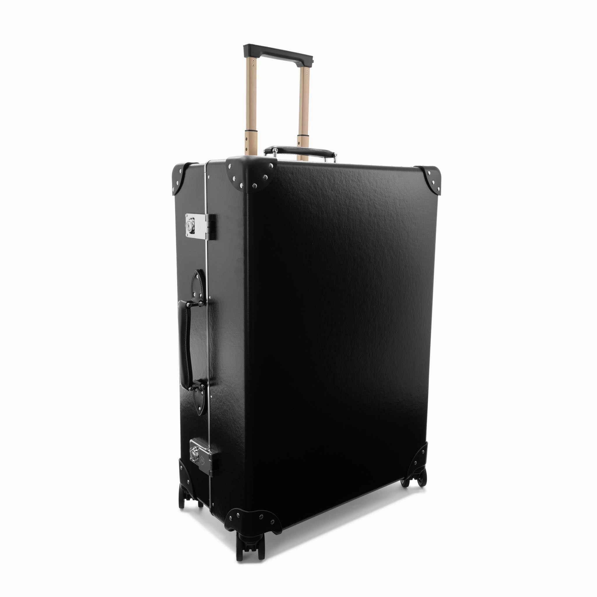 Metropolis  Large Check-In - 4 Wheels | Black/Black/Chrome