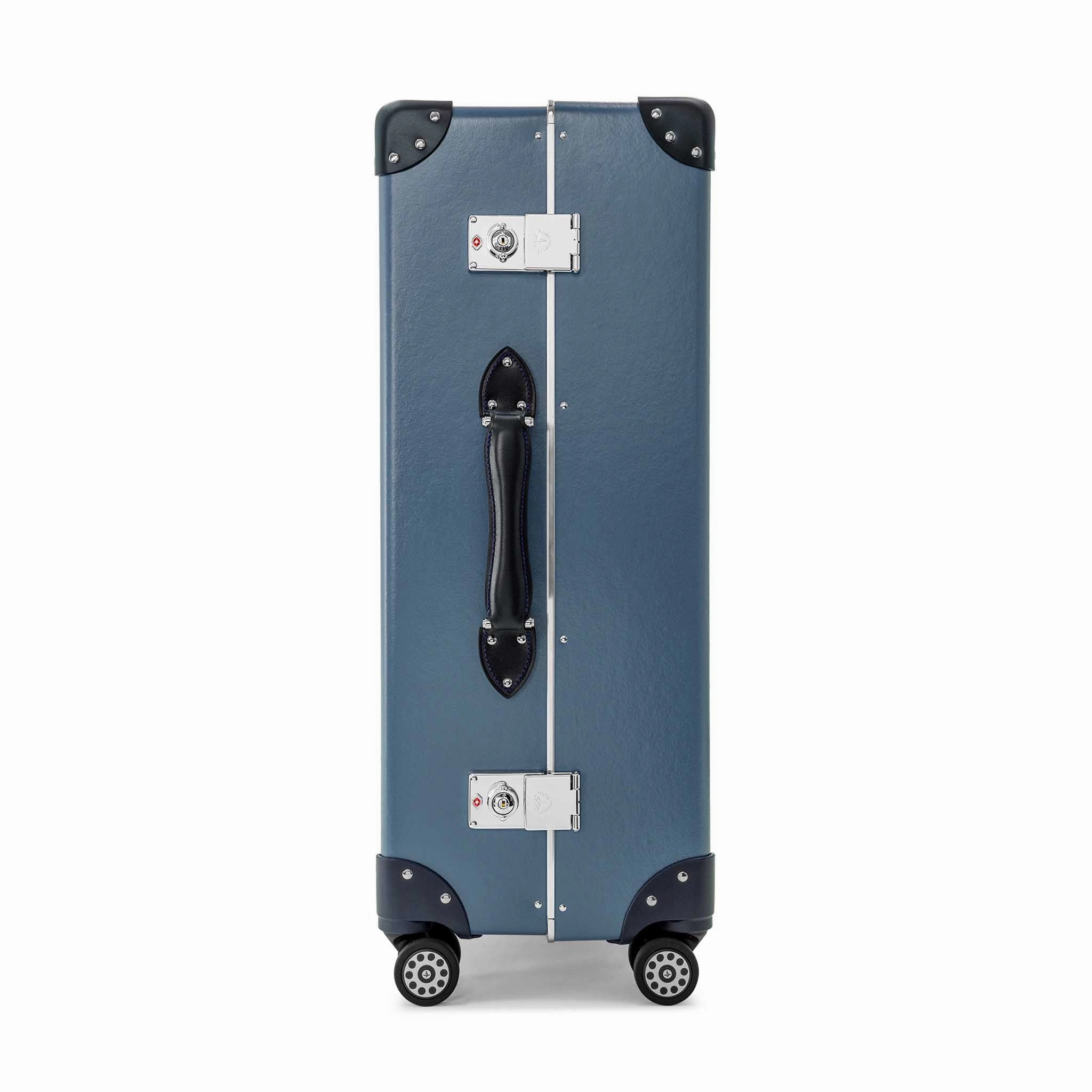 Metropolis  Large Check-In - 4 Wheels | Fog Blue/Navy/Chrome