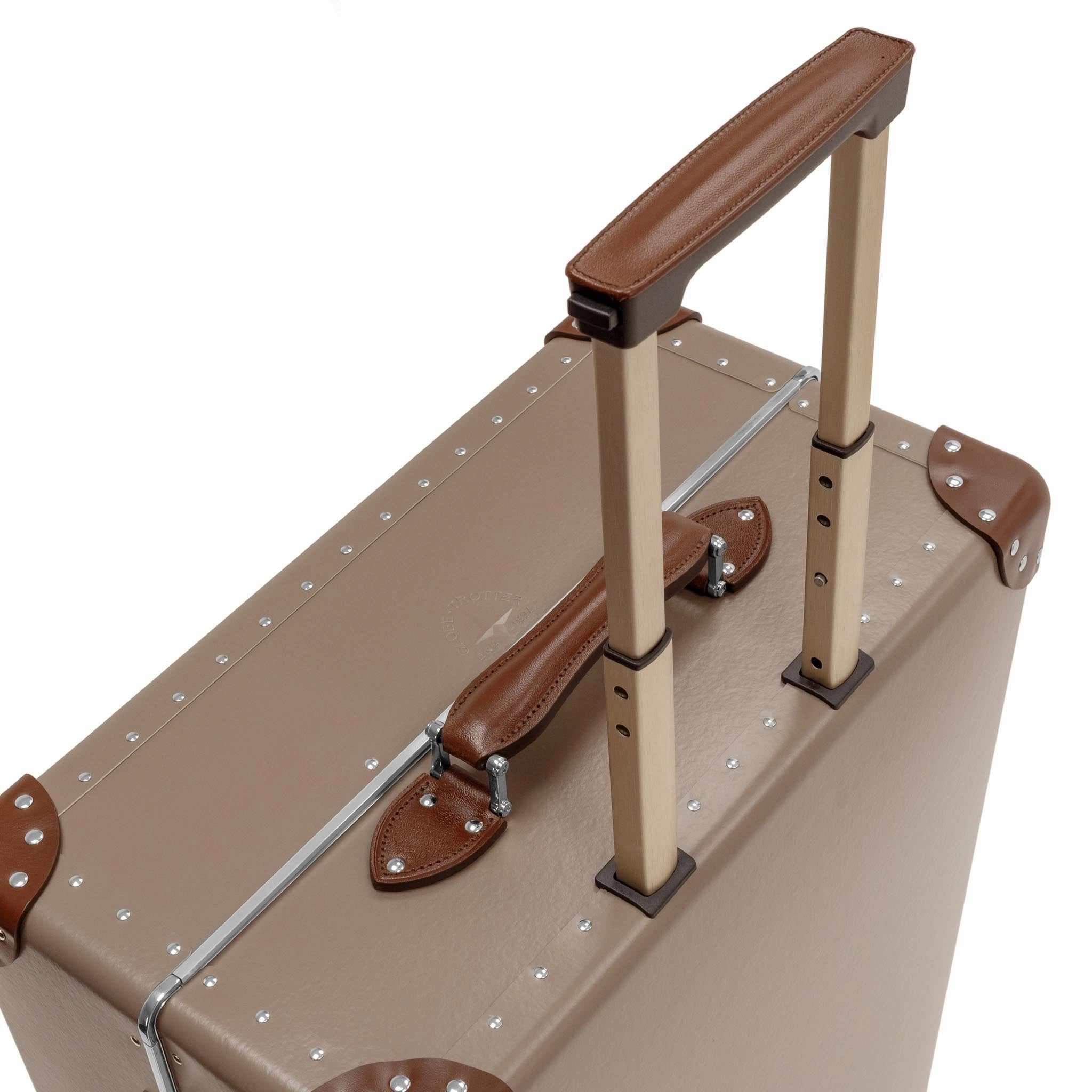 Metropolis  Large Check-In - 4 Wheels | Noble Brown/Brown/Chrome