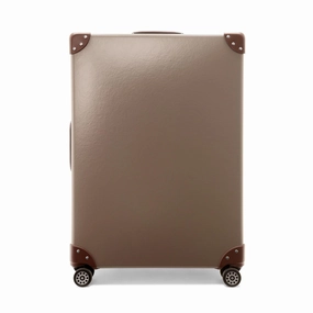 Metropolis  Large Check-In - 4 Wheels | Noble Brown/Brown/Chrome