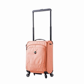 Mia Toro M1127-20In-Org Italy Kitelite Strato Softside Spinner 20" Carry-On, Orange